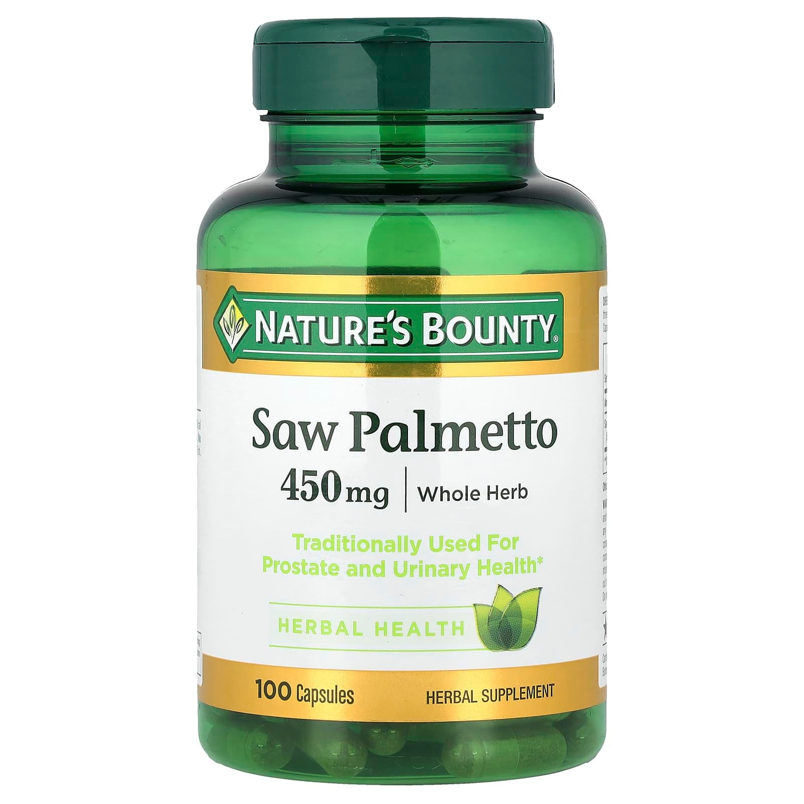 Nature's Bounty Saw Palmetto – 100 gélules de Nature's Bounty