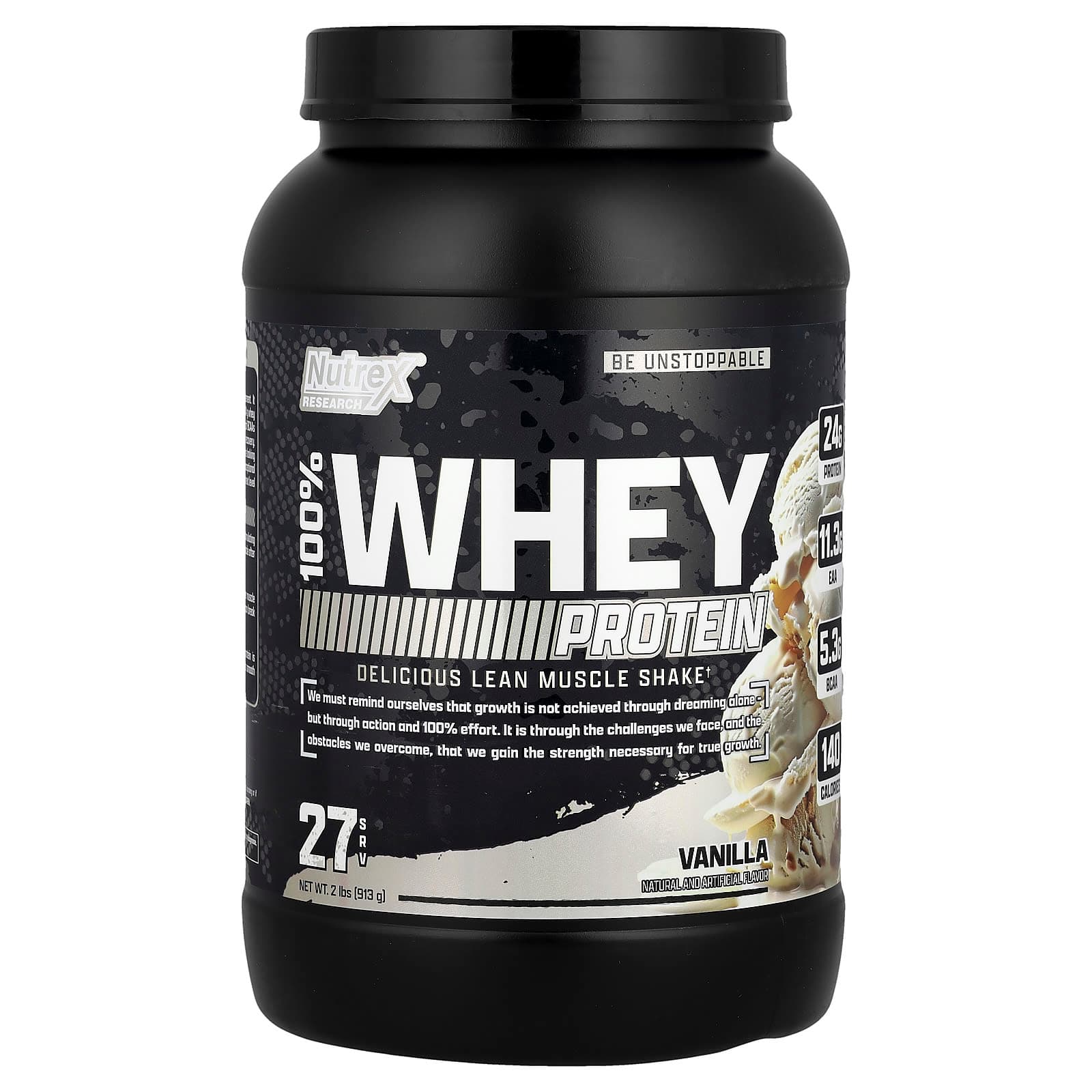 Nutrex Research 100% Whey Protein – Vanilla – 913 g de NUTREX RESEARCH
