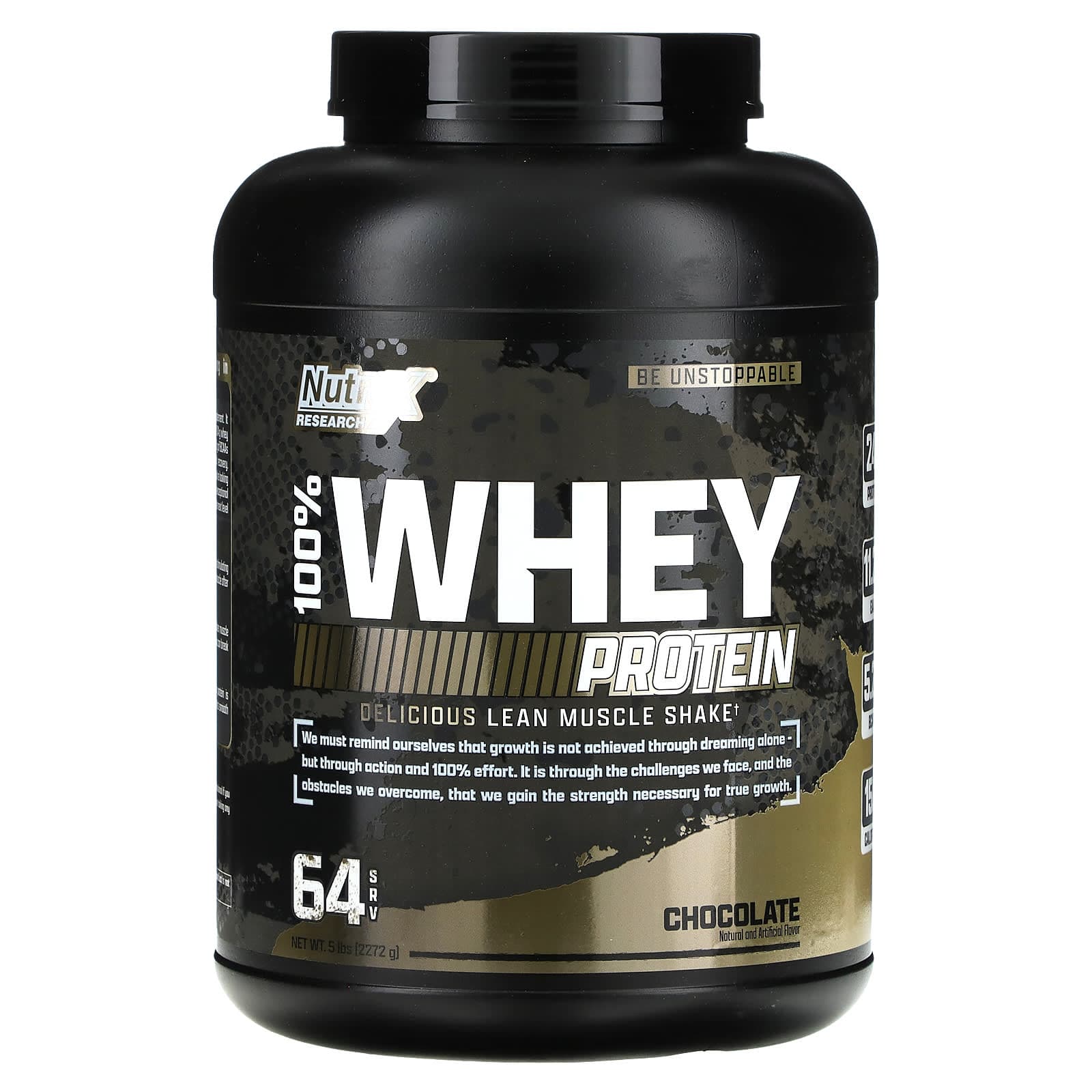 Nutrex Research 100% Premium Whey Protein – Chocolate – 2272 g de NUTREX RESEARCH