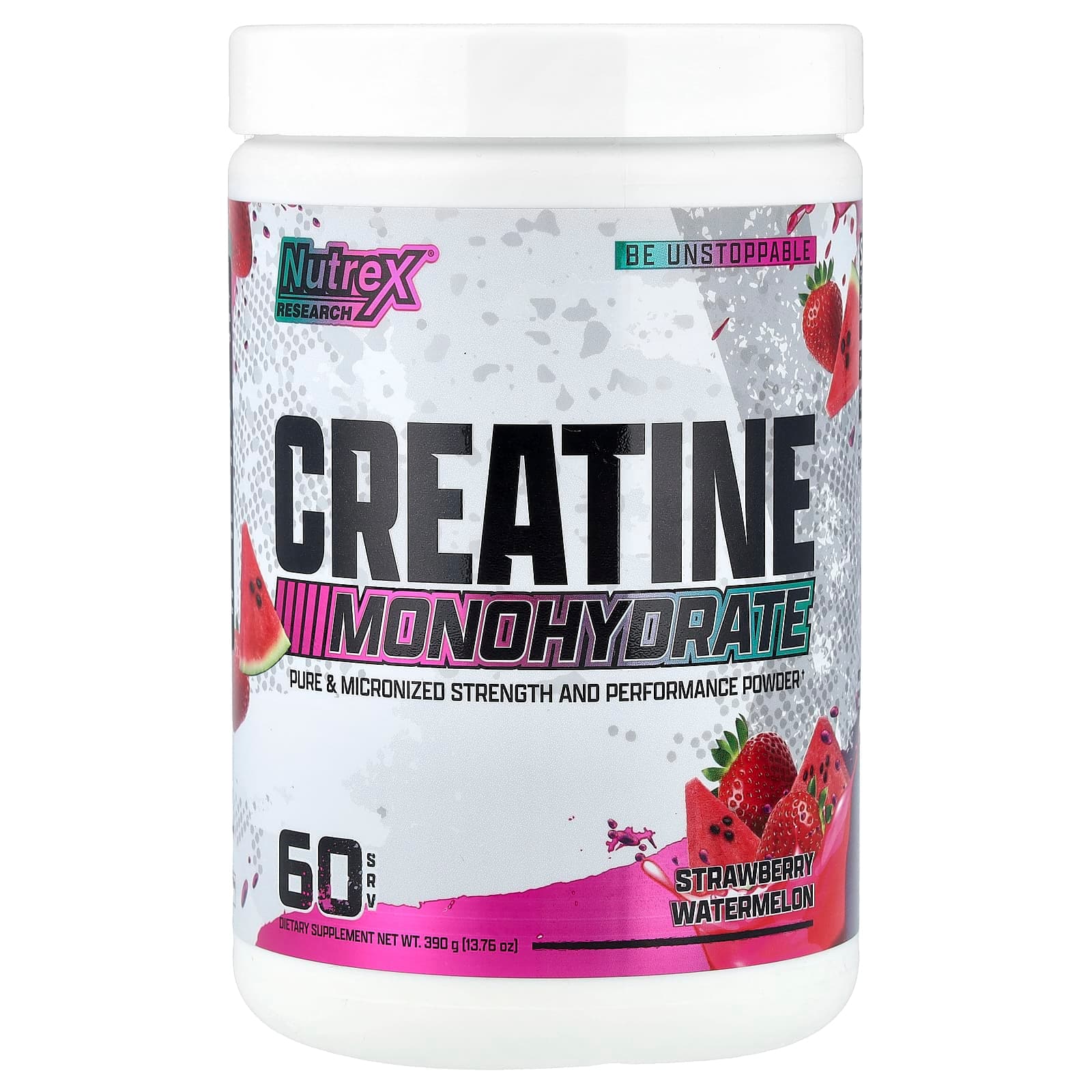Nutrex Research Creatine Monohydrate – Strawberry Watermelon – 390 g de NUTREX RESEARCH