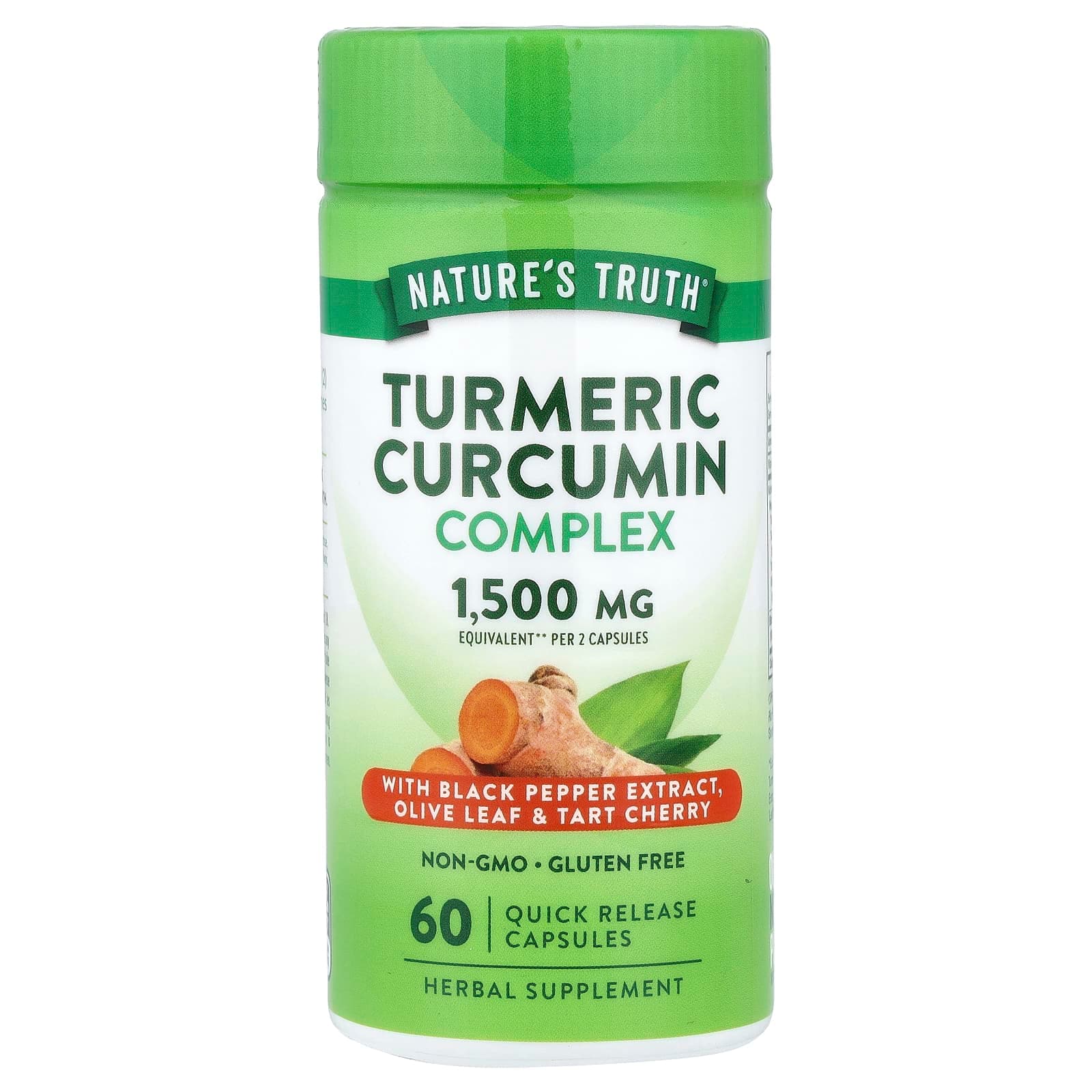Nature's Truth Turmeric Curcumin Complex, 60 Quick Release Capsules de Nature's Truth