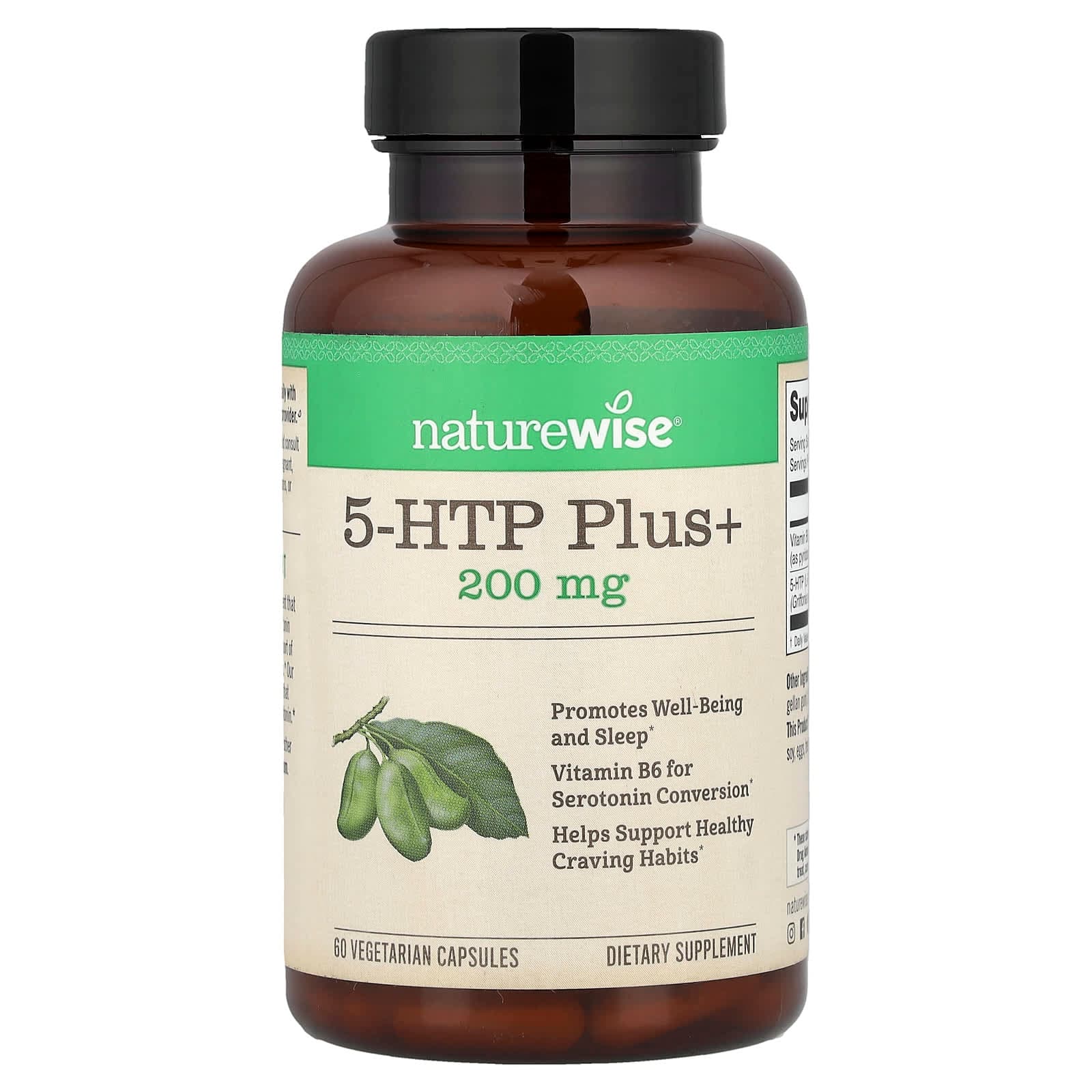 NatureWise 5-HTP Plus+ – 60 gélules végétales de NatureWise