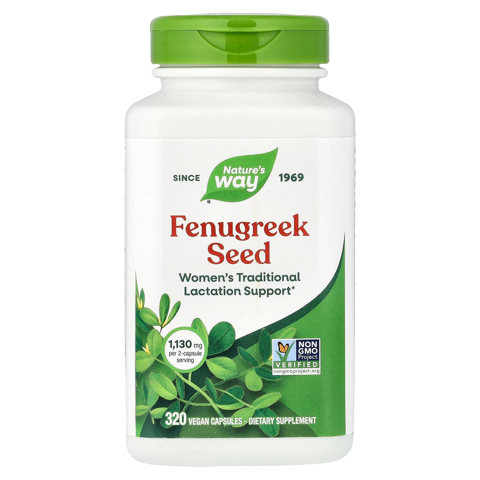 Nature's Way Fenugreek Seed – 320 gélules véganes de Nature's Way