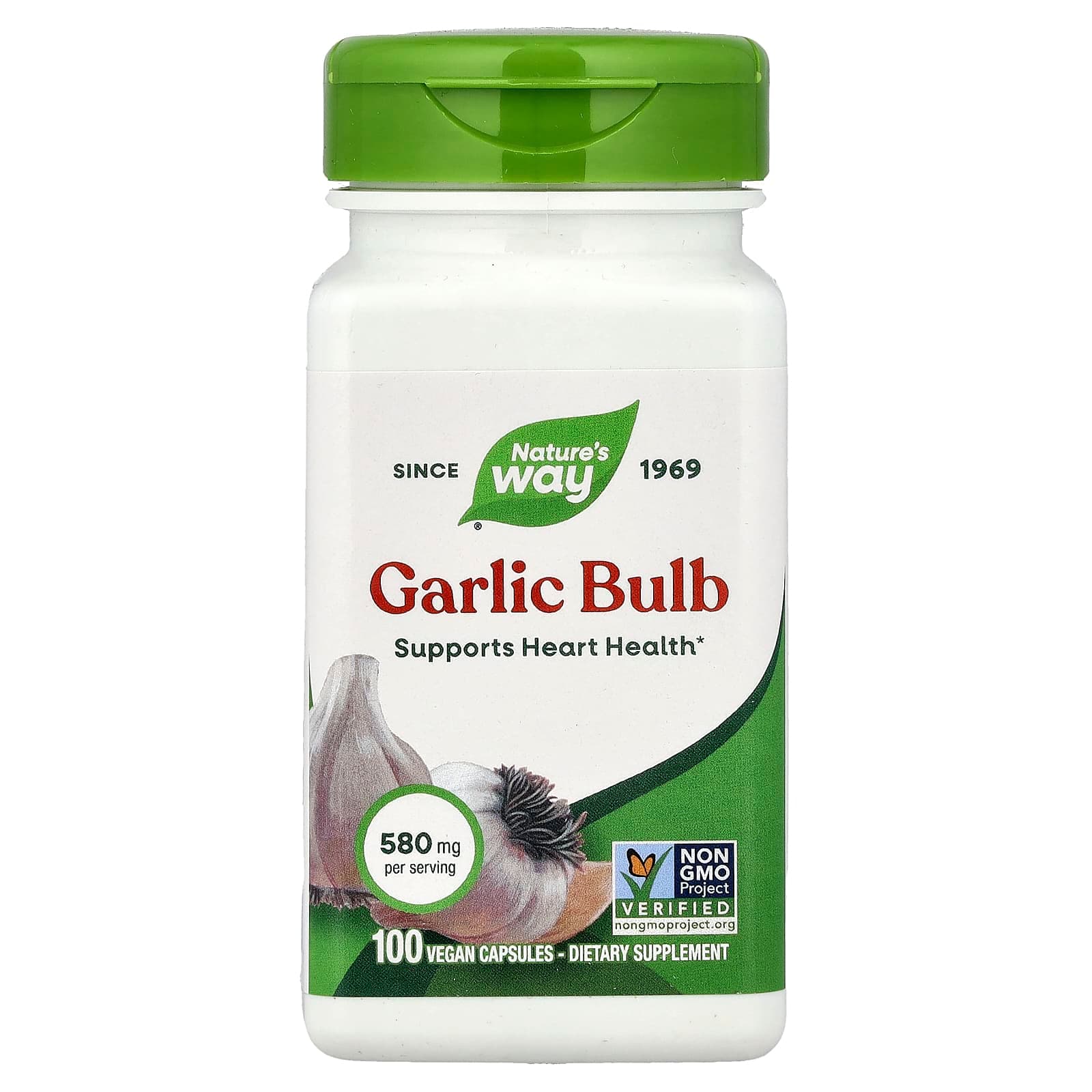 Nature's Way Garlic Bulb – 100 gélules véganes de Nature's Way