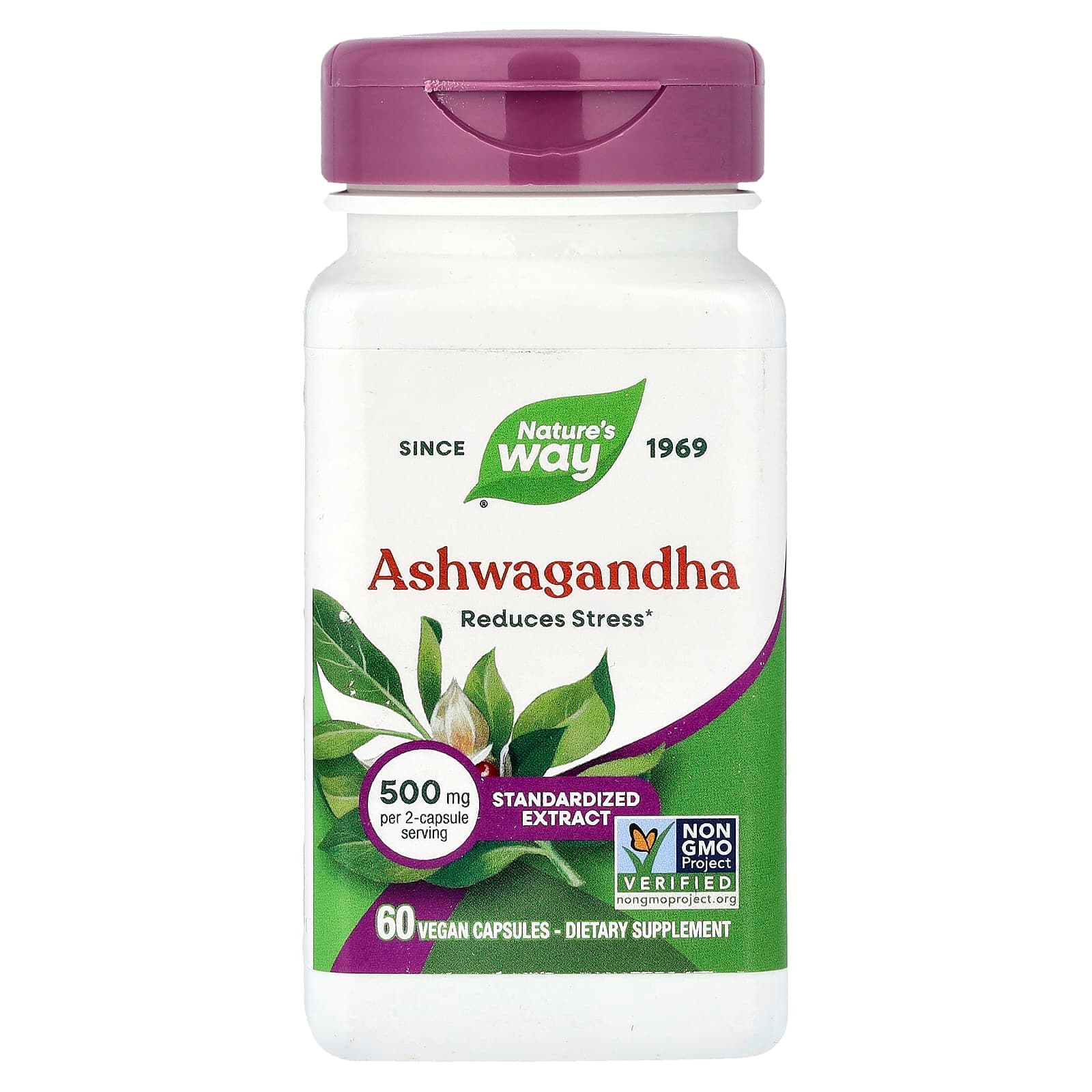 Nature's Way Ashwagandha – 60 gélules véganes de Nature's Way