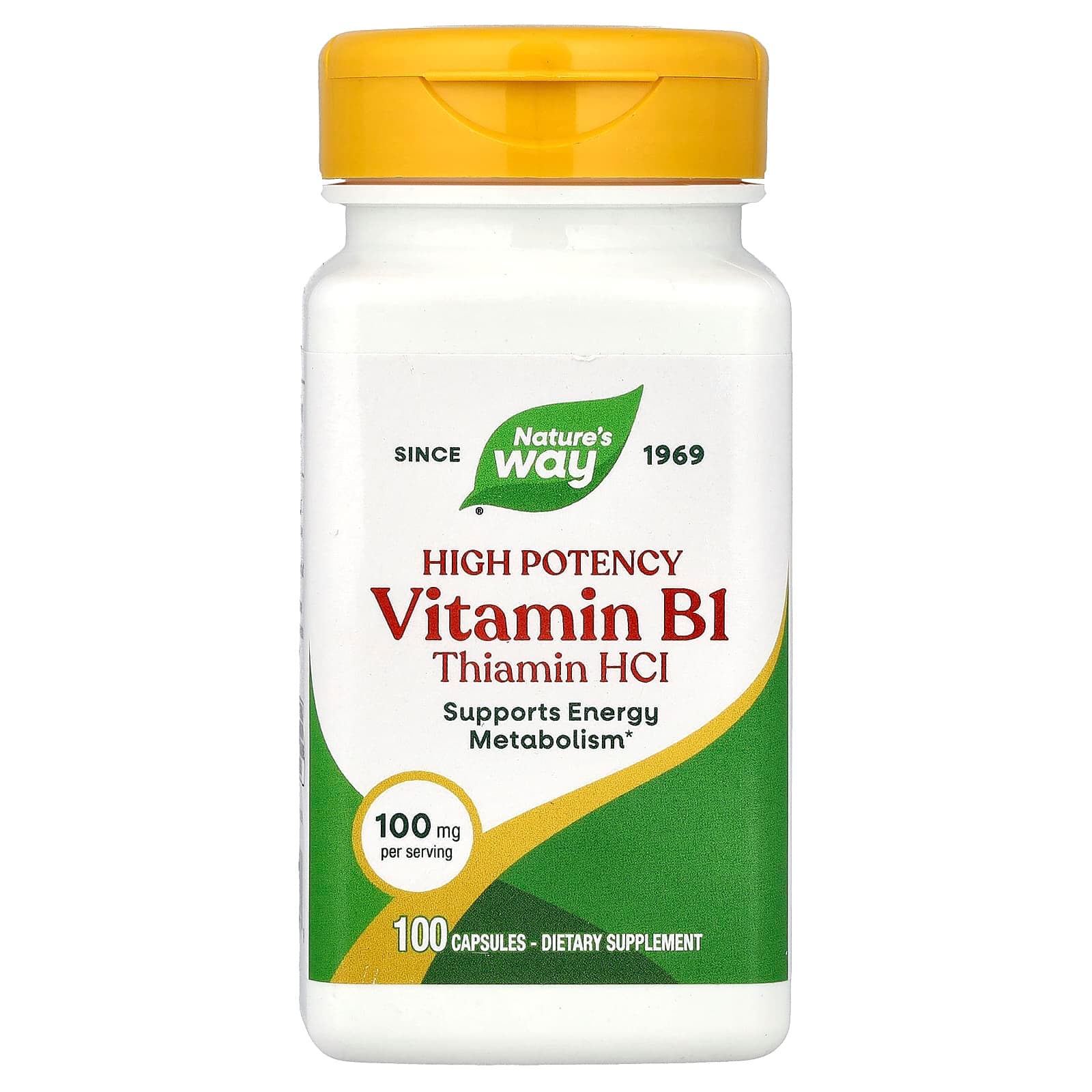 Nature's Way Vitamin B1 – 100 gélules de Nature's Way