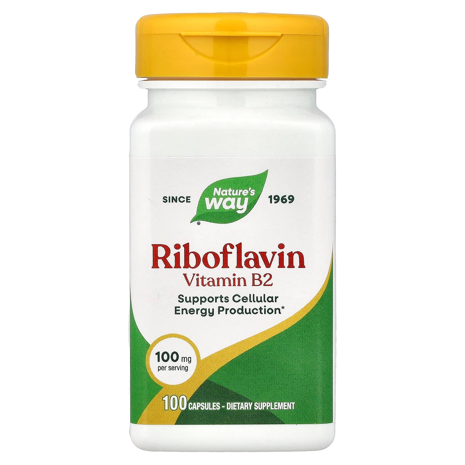 Nature's Way Riboflavin Vitamin B2 – 100 gélules de Nature's Way