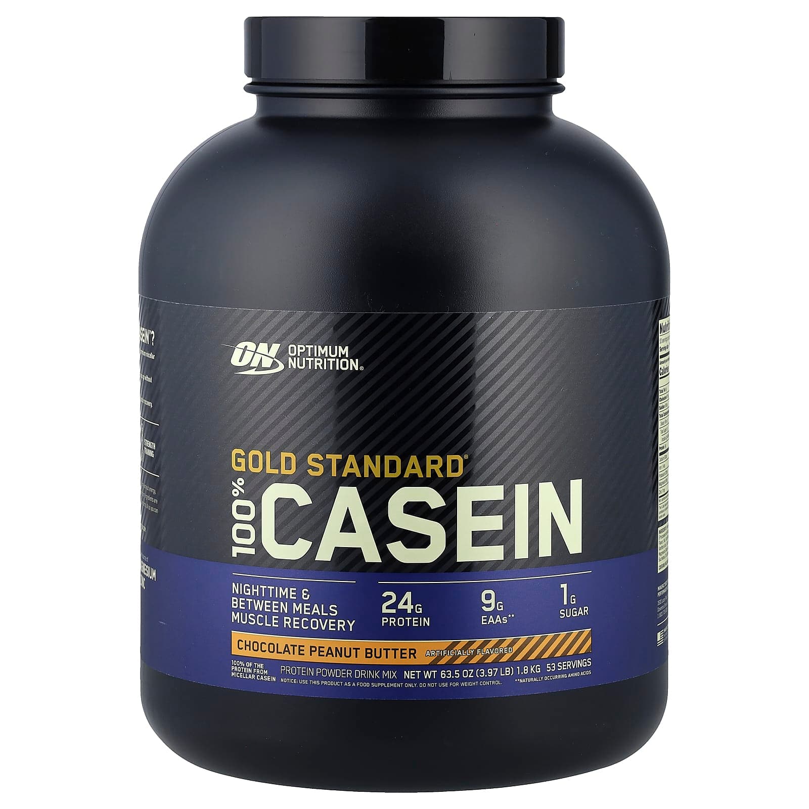 Optimum Nutrition Gold Standard 100% Casein – Chocolate Peanut Butter – 1,8 kg de Optimum Nutrition