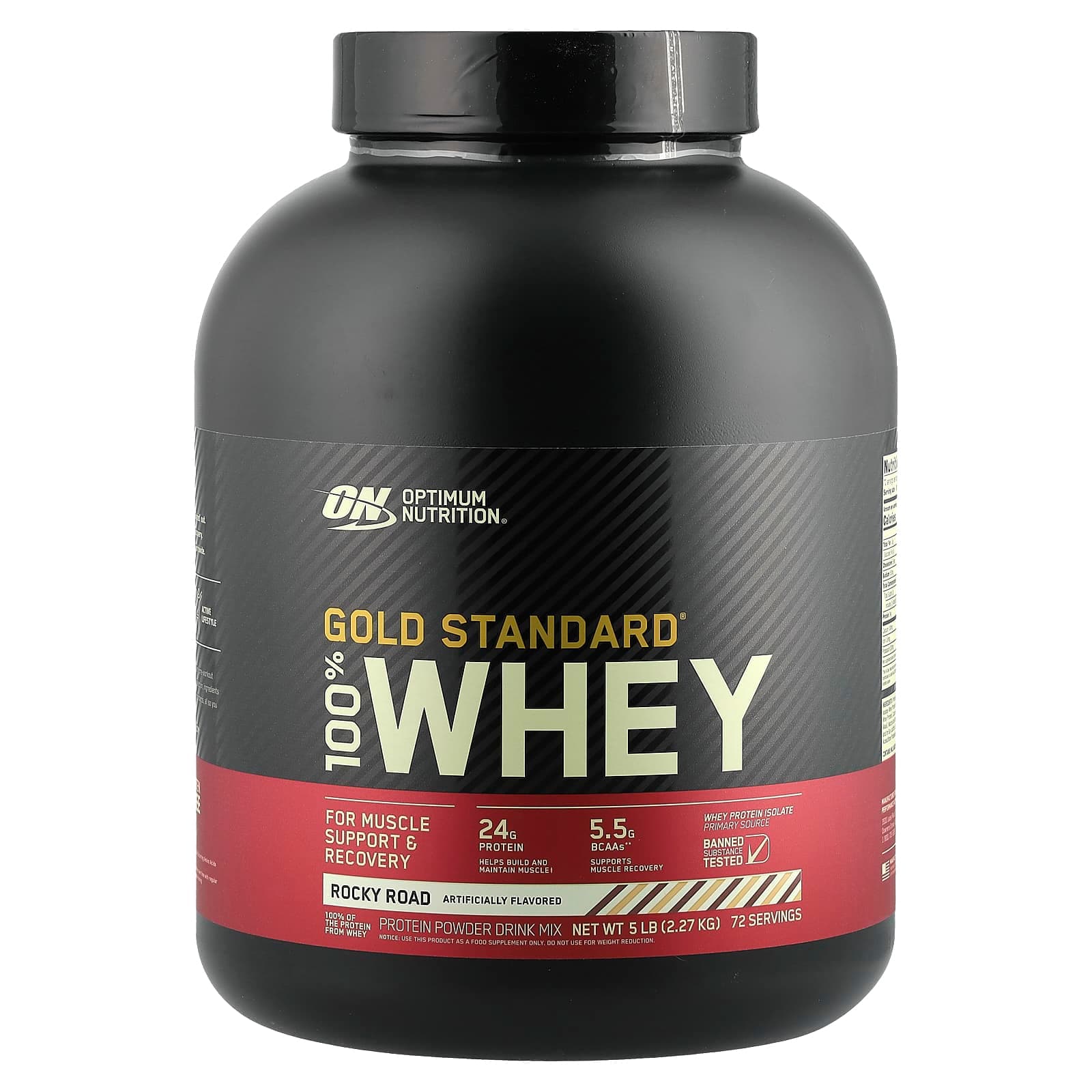 Optimum Nutrition Gold Standard 100% Whey – Rocky Road – 2,27 kg de Optimum Nutrition