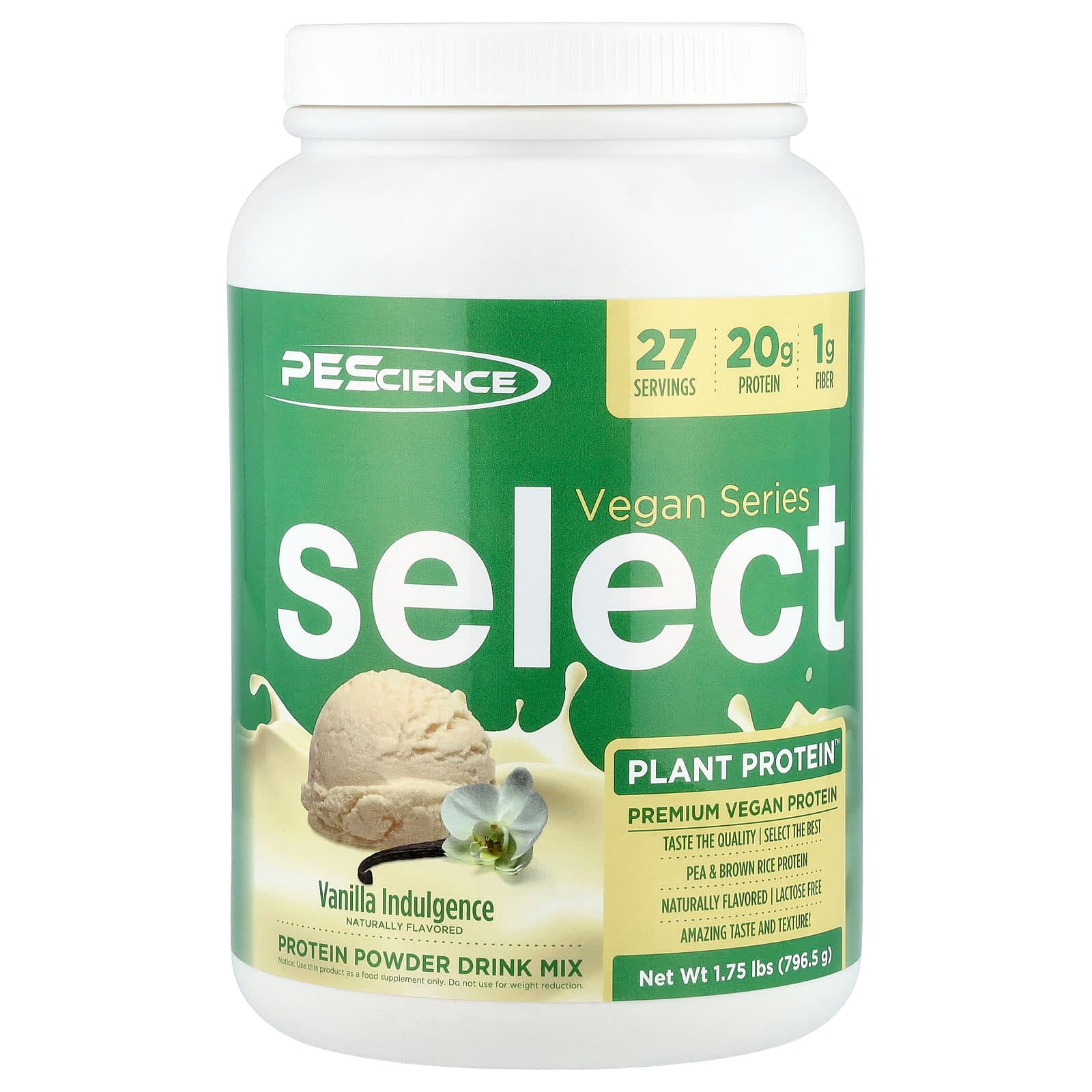 PEScience Vegan Series, Select Plant Protein – Vanilla Indulgence – 796,5 g de PEScience