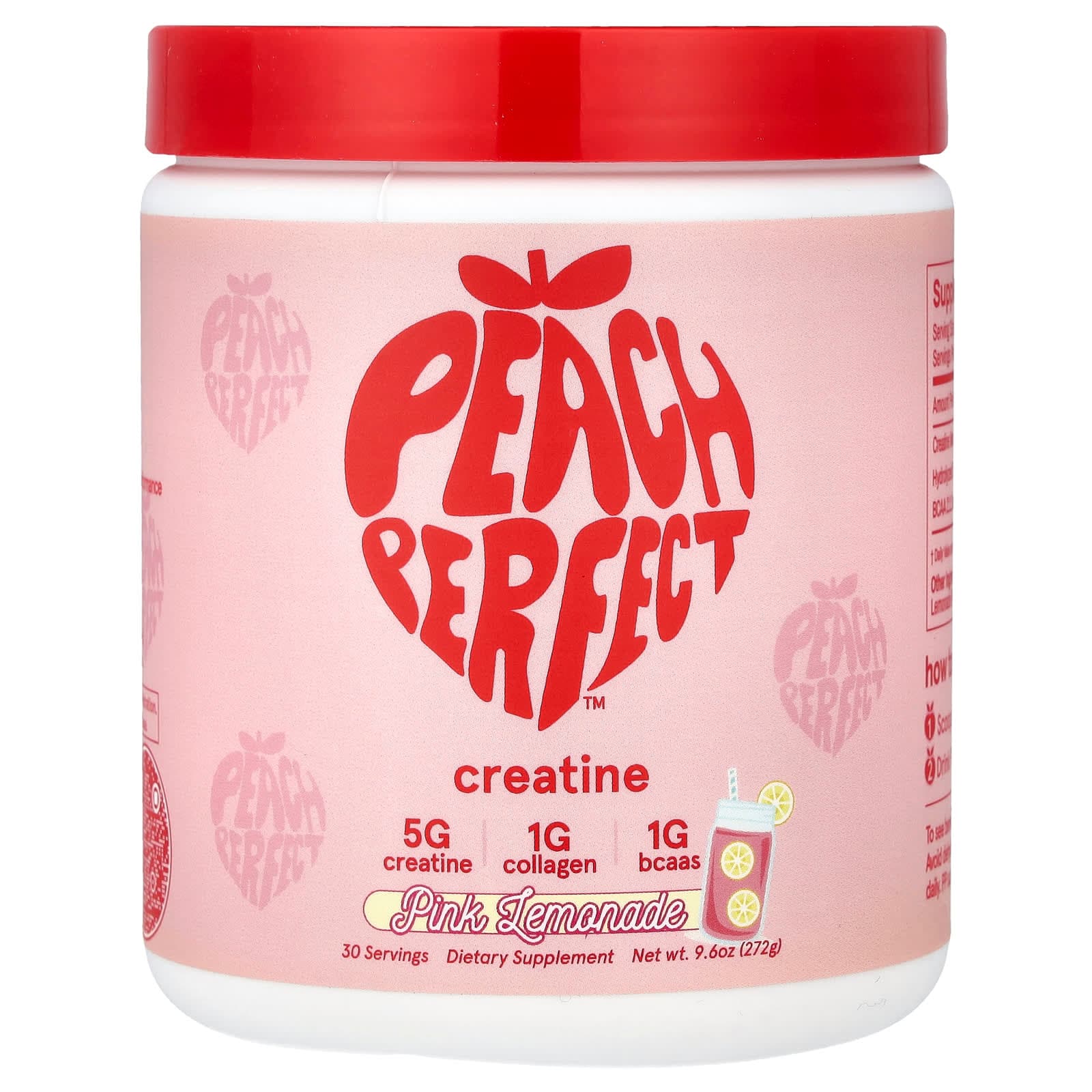 Peach Perfect Creatine – Pink Lemonade – 272 g de Peach Perfect
