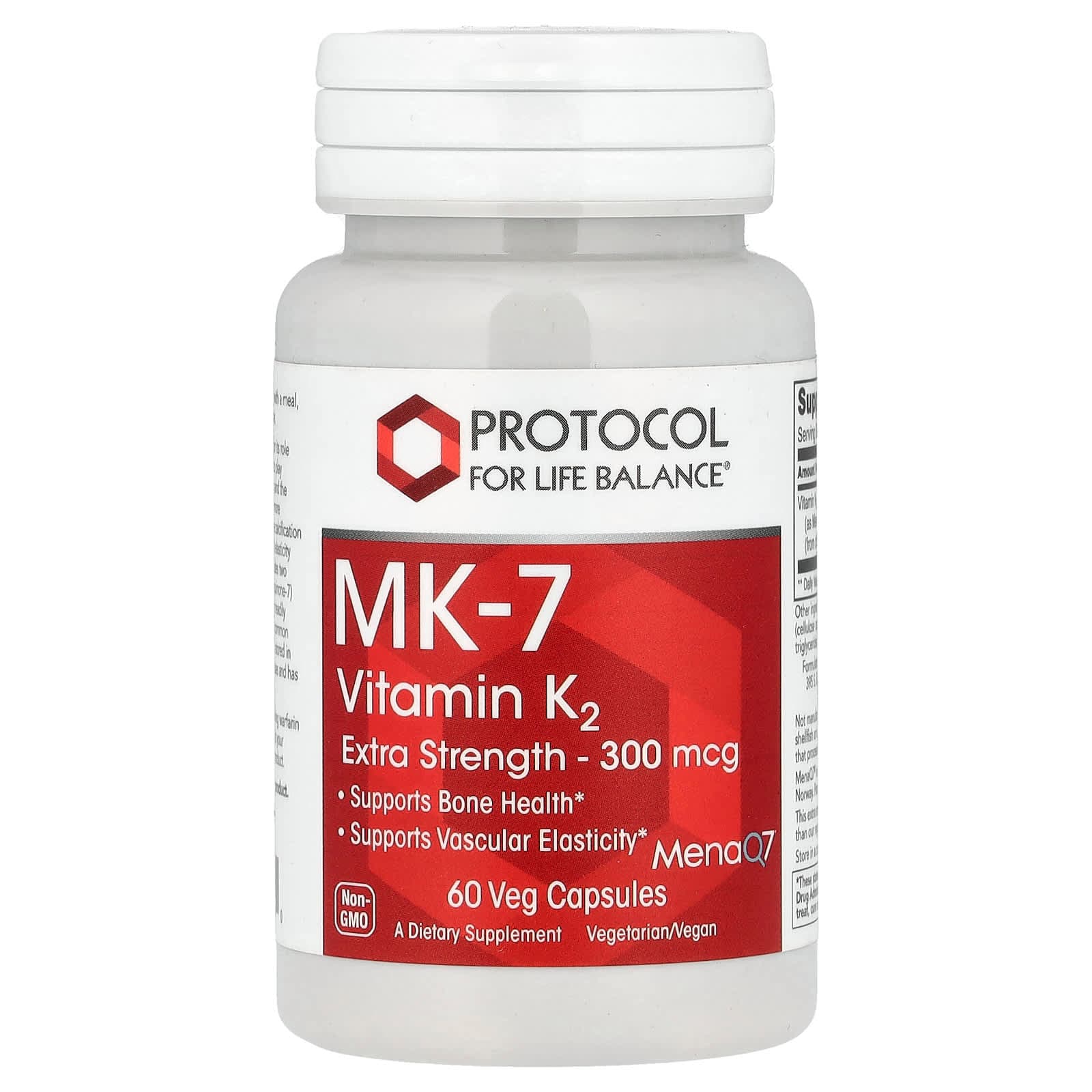 Protocol for Life Balance MK-7 Vitamin K2 – 60 gélules végétales de Protocol for Life Balance