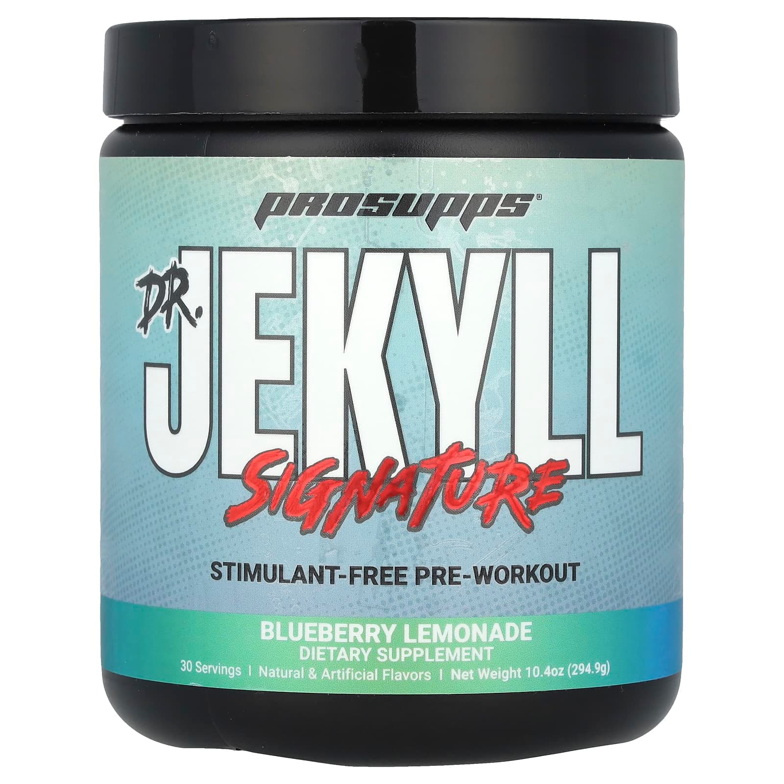 ProSupps Dr. Jekyll Signature, Stimulant-Free Pre-Workout – Blueberry Lemonade – 294,9 g de ProSupps