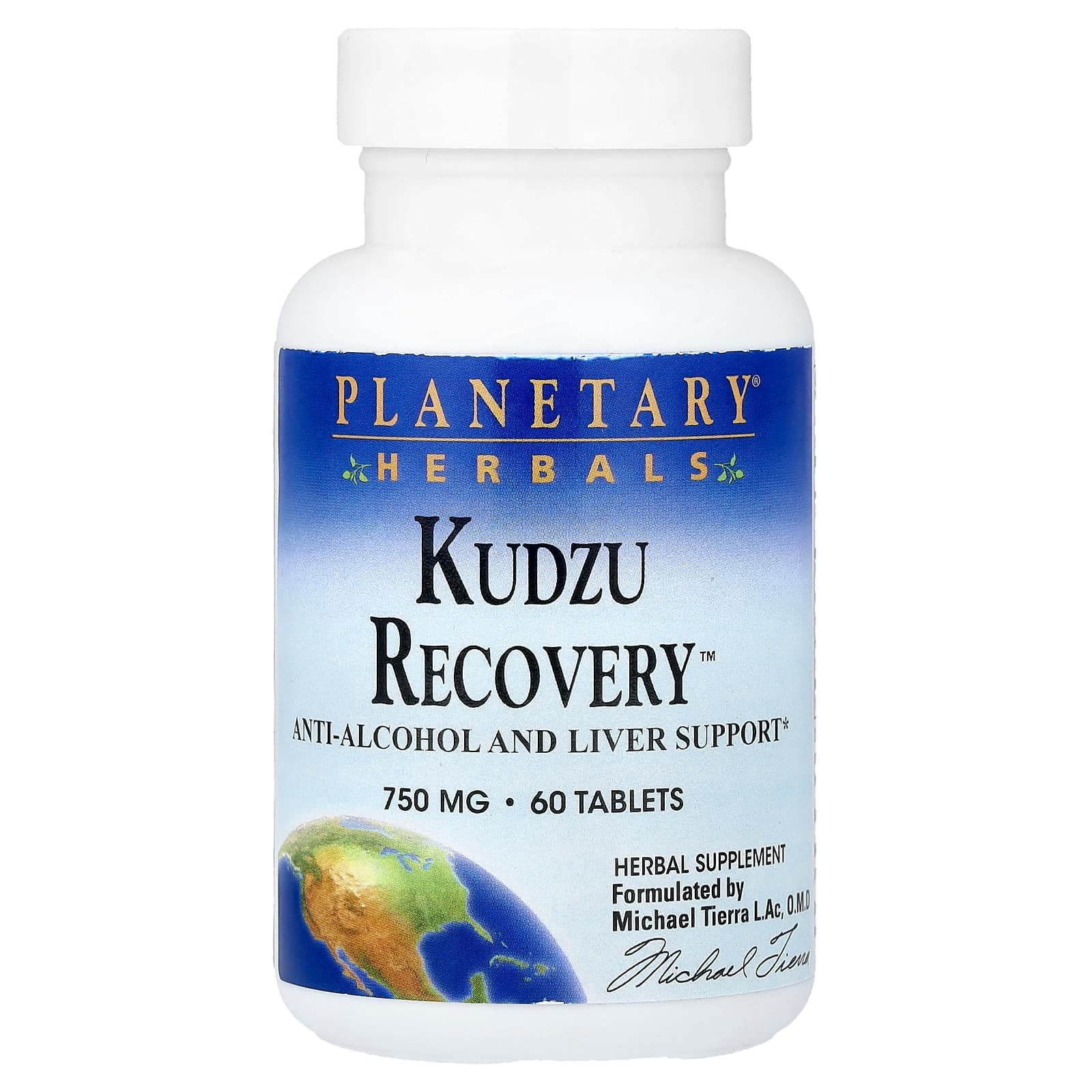 Planetary Herbals Kudzu Recovery – 60 comprimés de Planetary Herbals