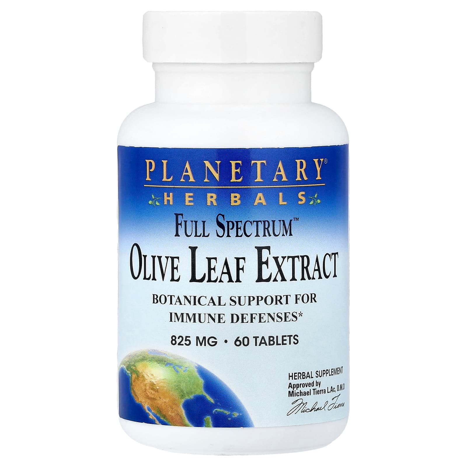 Planetary Herbals Full Spectrum, Olive Leaf Extract – 60 comprimés de Planetary Herbals
