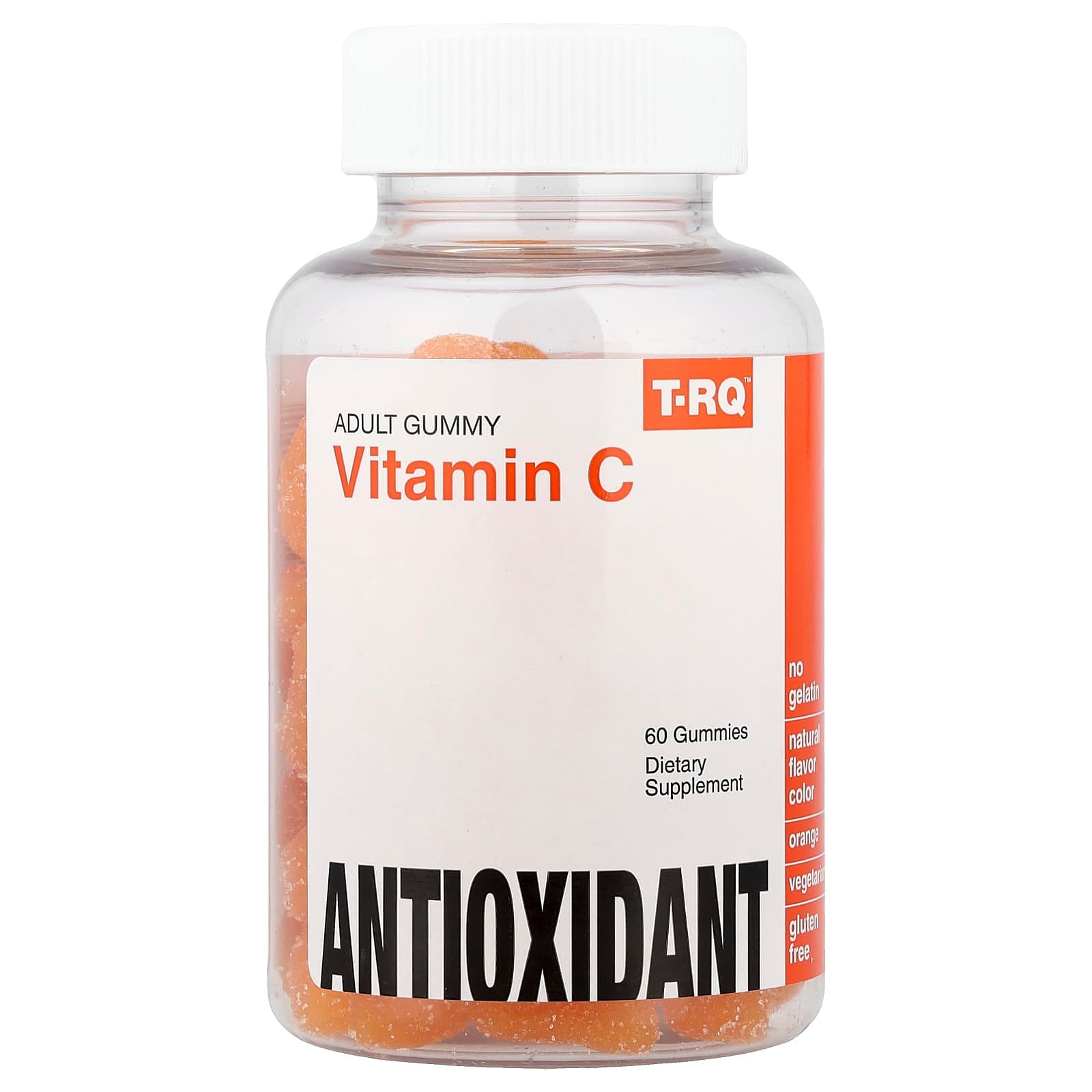 T-RQ Adult Gummy, Vitamin C – Orange – 60 gommes de T-RQ