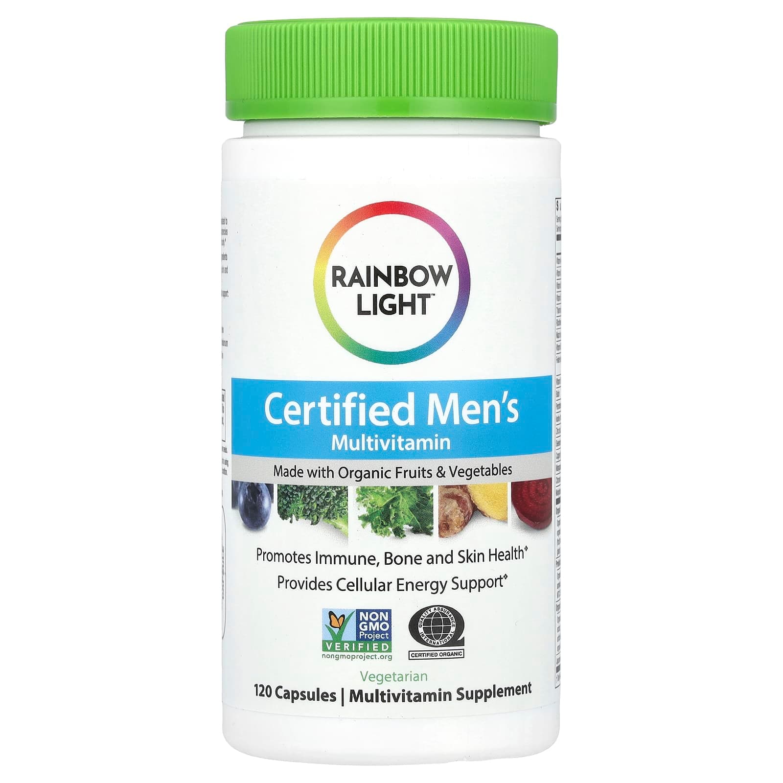 Rainbow Light Certified Men's Multivitamin – 120 gélules de Rainbow Light