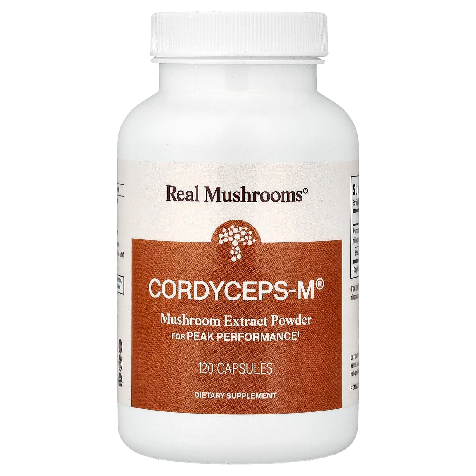 Real Mushrooms Cordycep-M, Mushroom Extract Powder – 120 gélules de Real Mushrooms