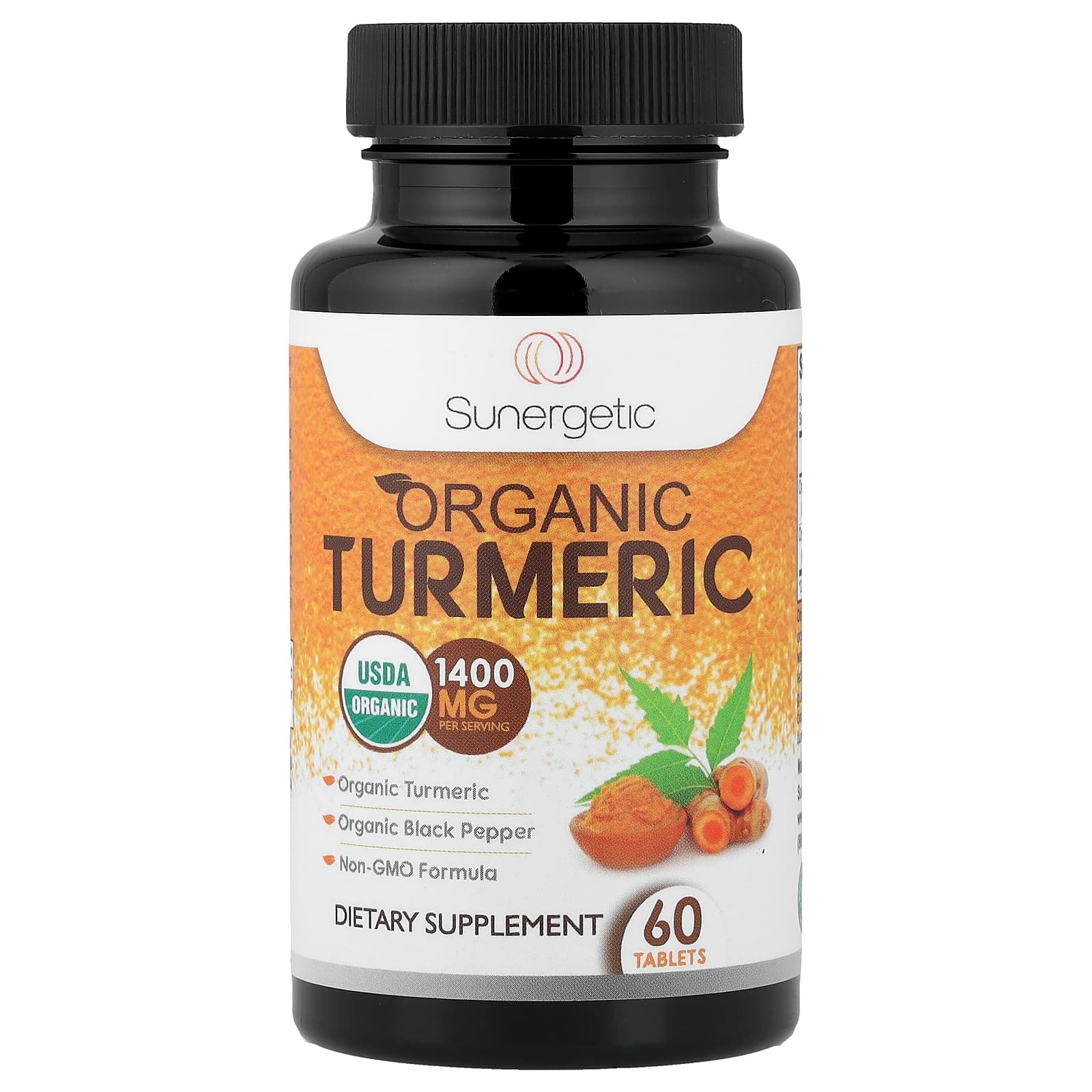 Sunergetic Organic Turmeric – 60 comprimés de Sunergetic