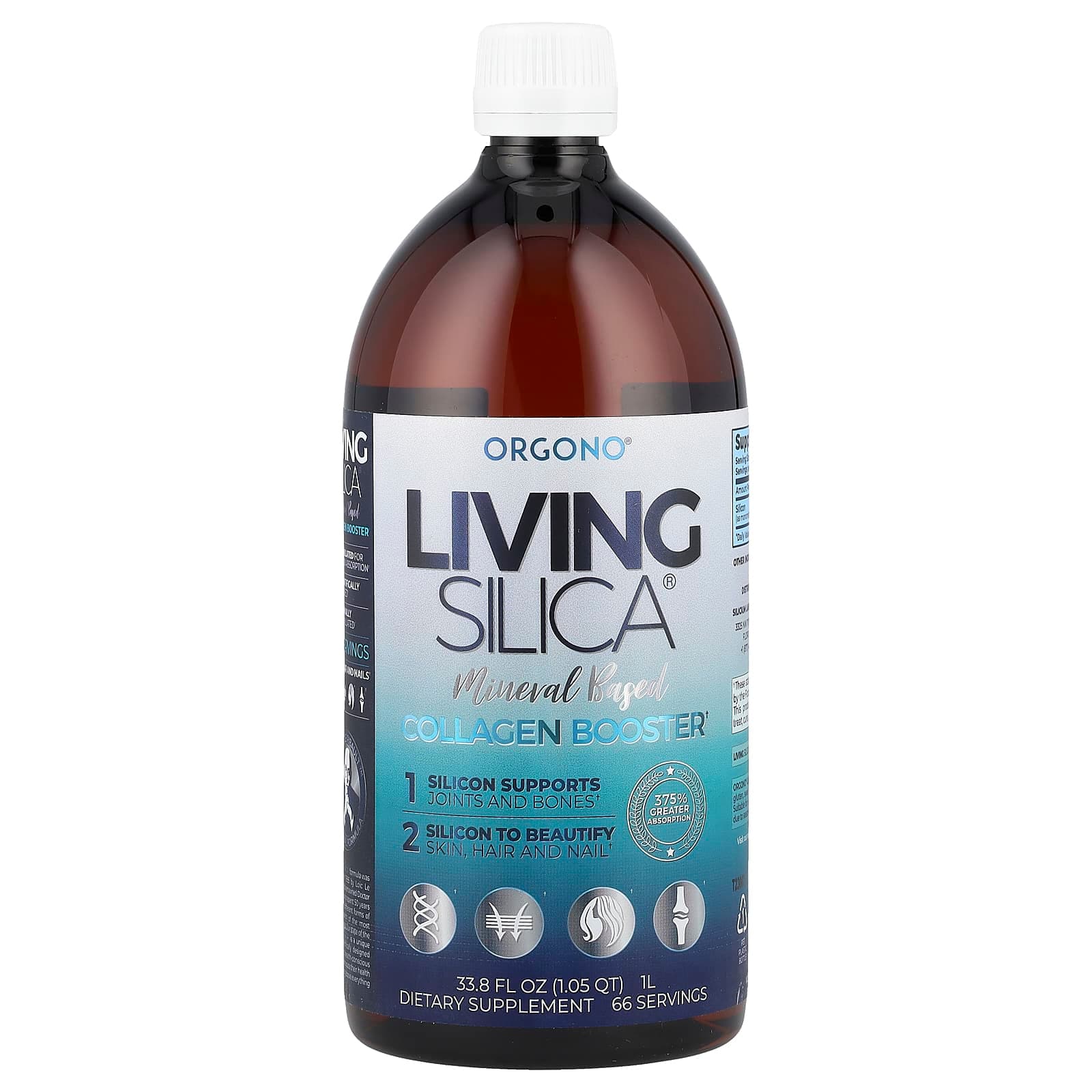 Silicium Laboratories Orgono Living Silica, Collagen Booster – 1 l de Silicium Laboratories