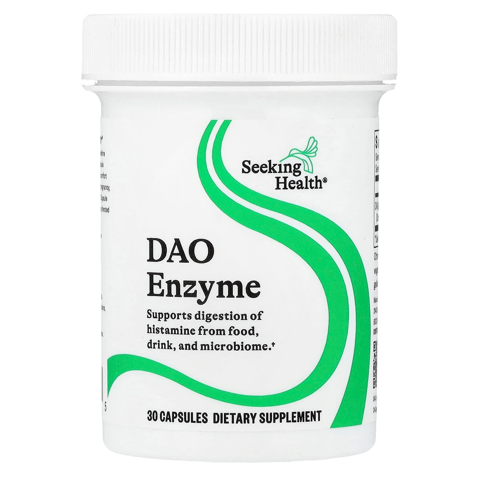 Seeking Health DAO Enzyme – 30 gélules de Seeking Health