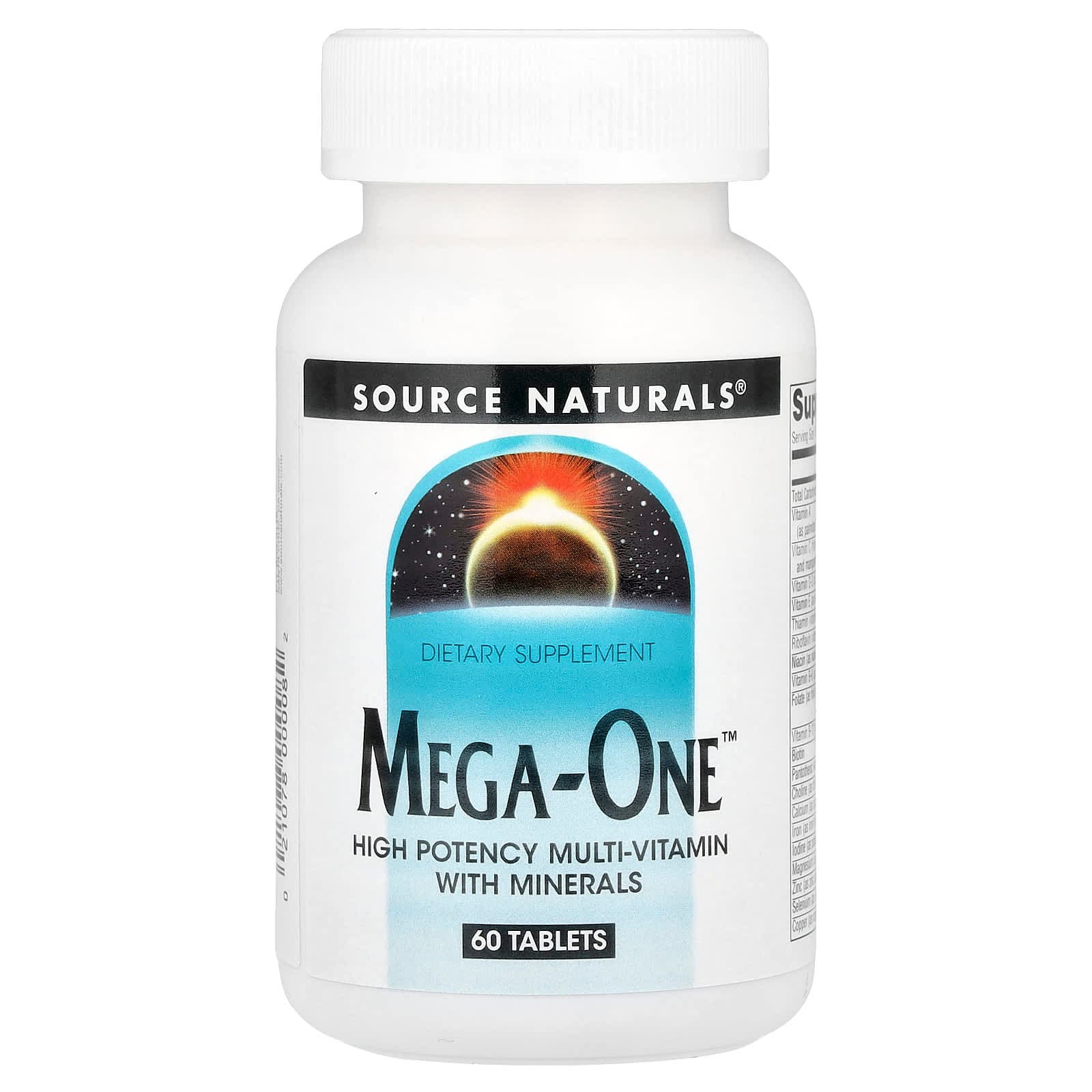 Source Naturals Mega-One – 60 comprimés de Source Naturals