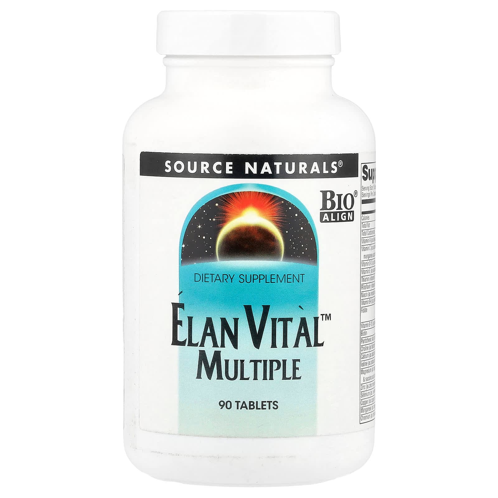 Source Naturals Elan Vital Multiple – 90 comprimés de Source Naturals