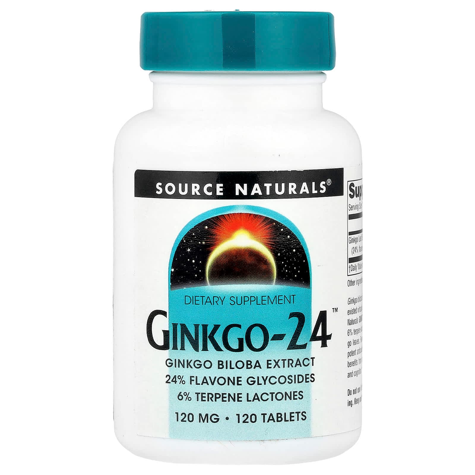 Source Naturals Ginkgo-24 – 120 comprimés de Source Naturals