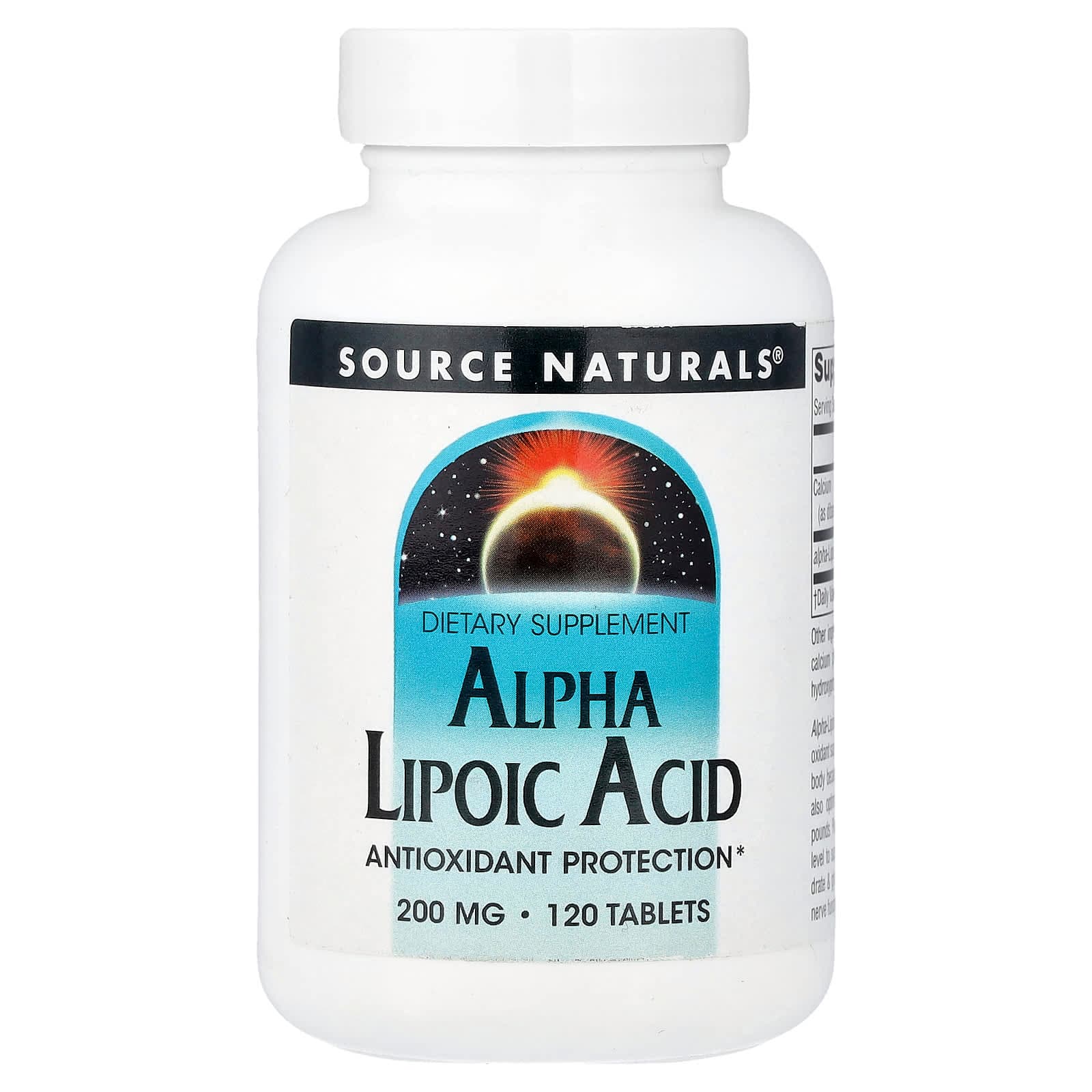 Source Naturals Alpha Lipoic Acid – 120 comprimés de Source Naturals