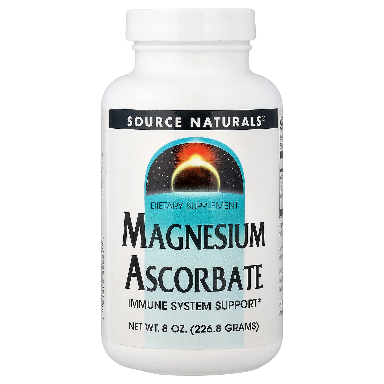 Source Naturals Magnesium Ascorbate – 226,8 g de Source Naturals