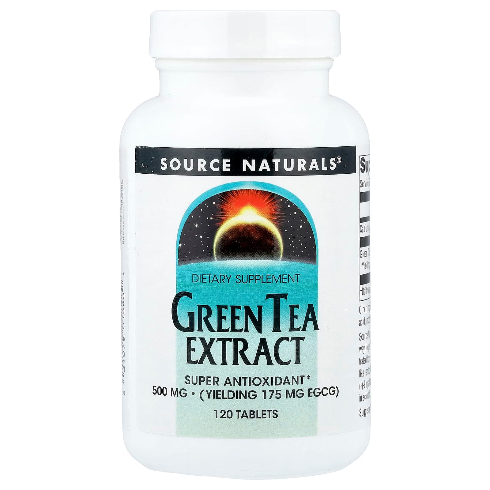 Source Naturals Green Tea Extract – 120 comprimés de Source Naturals