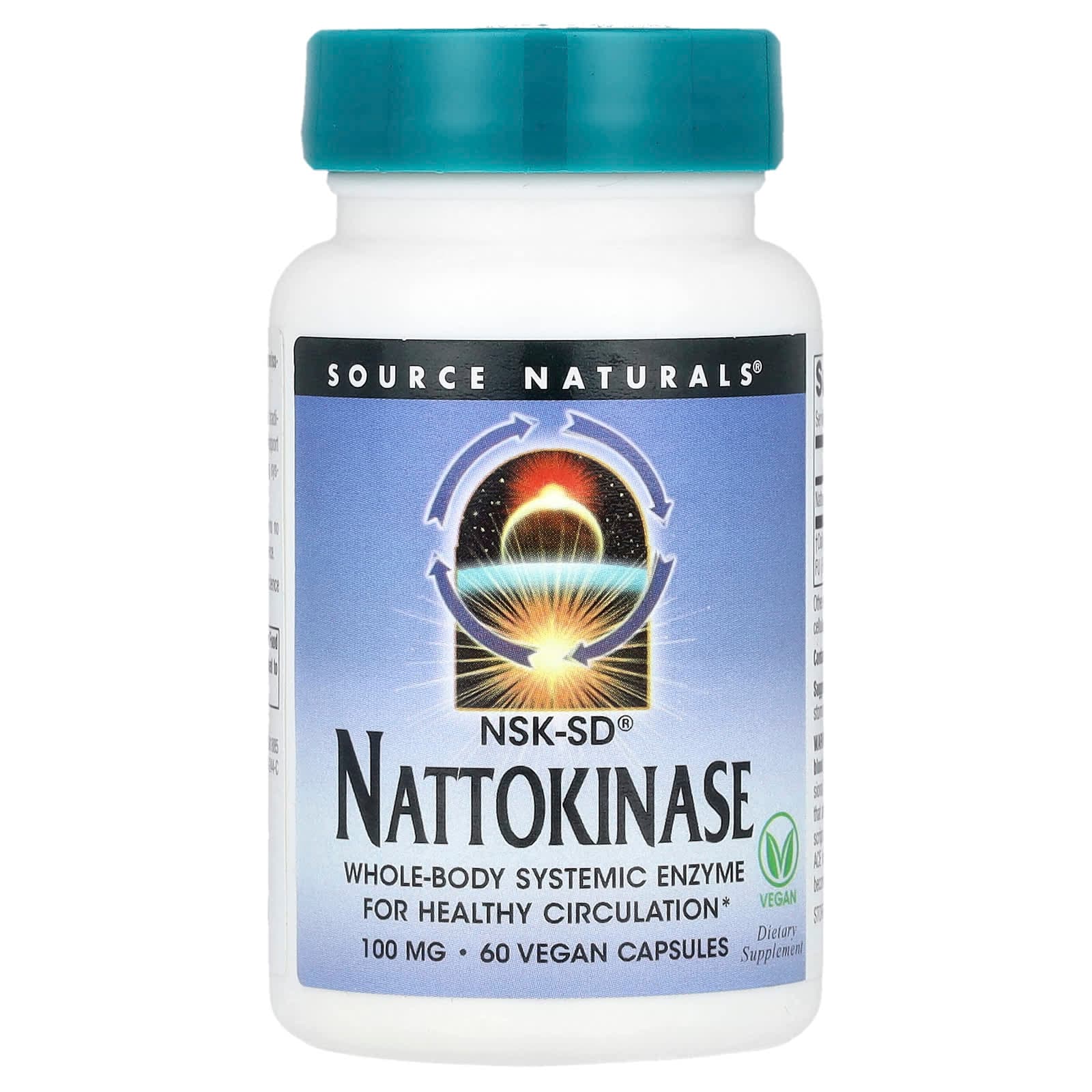 Source Naturals Nattokinase – 60 gélules véganes de Source Naturals