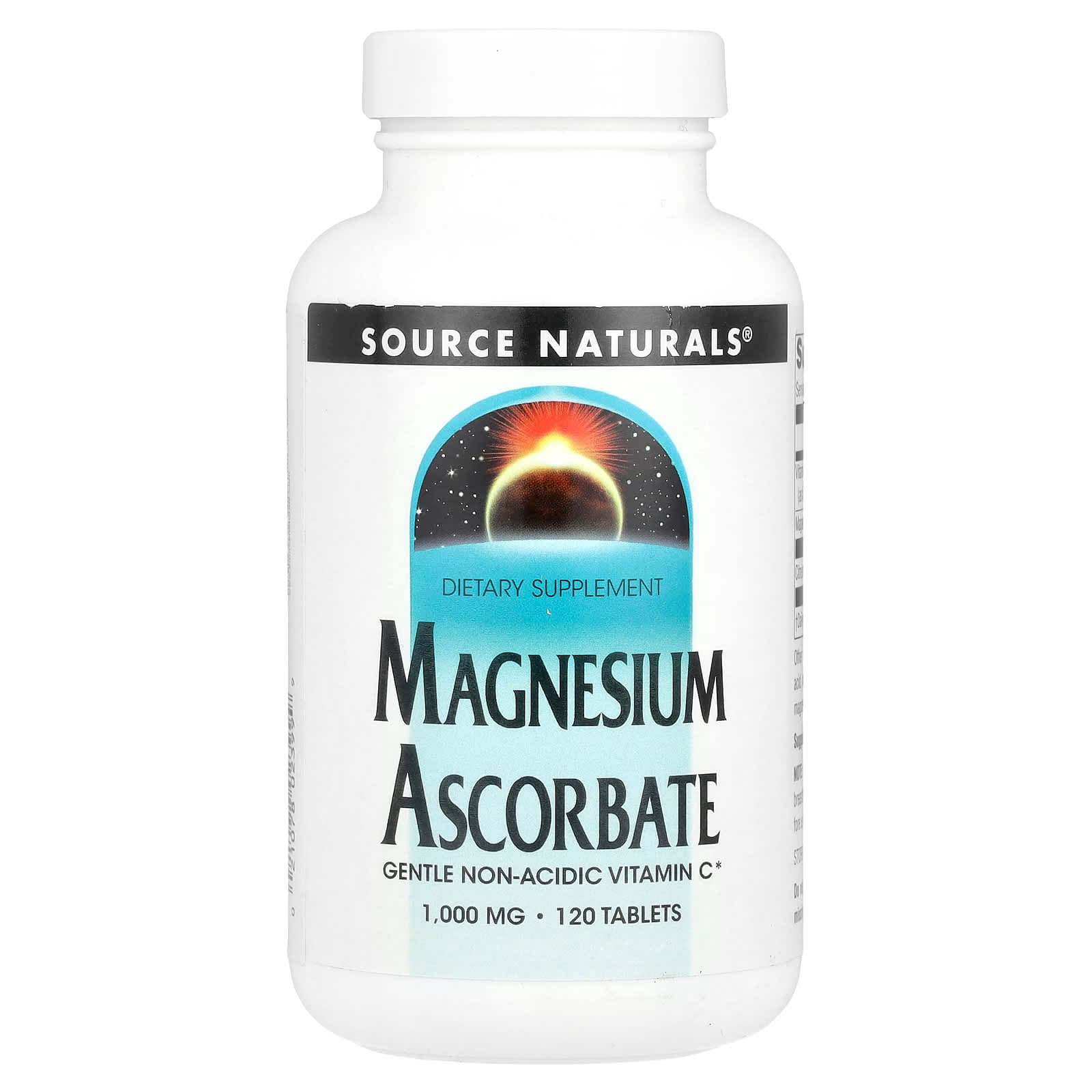 Source Naturals Magnesium Ascorbate – 120 comprimés de Source Naturals
