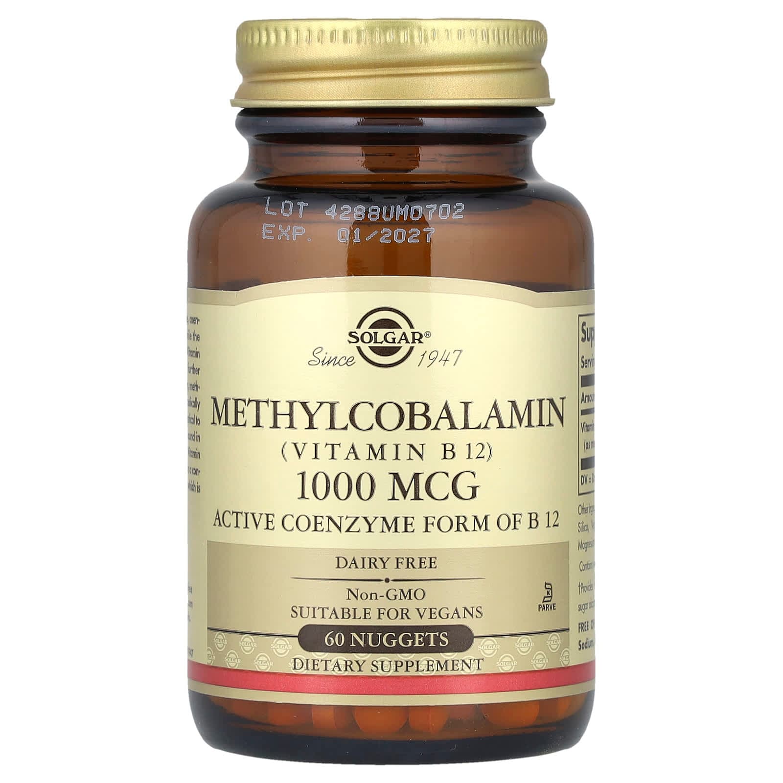 Solgar Methylcobalamin (Vitamin B12) – 1000 µg de Solgar