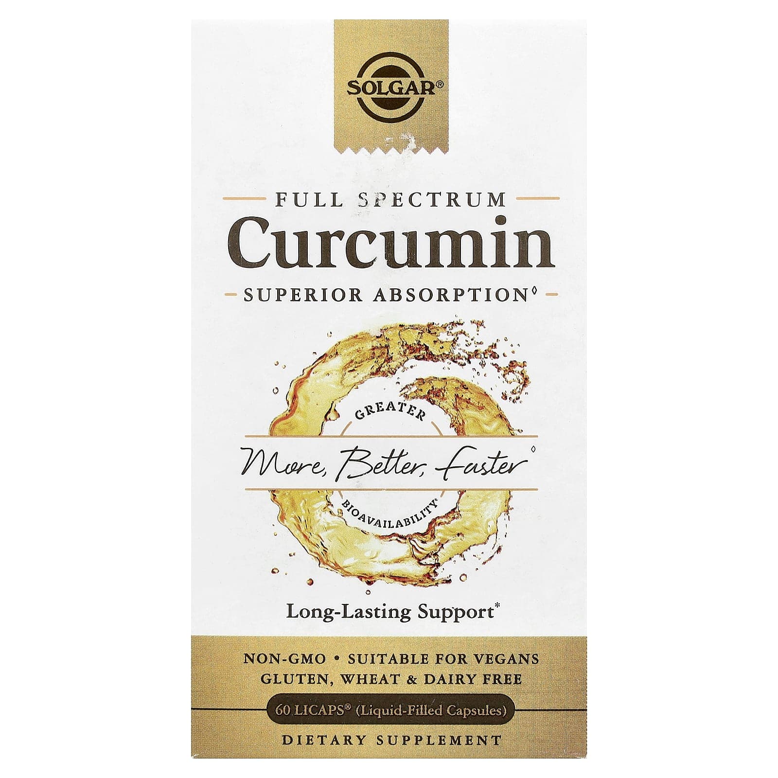 Solgar Full Spectrum Curcumin, 60 LiCaps de Solgar