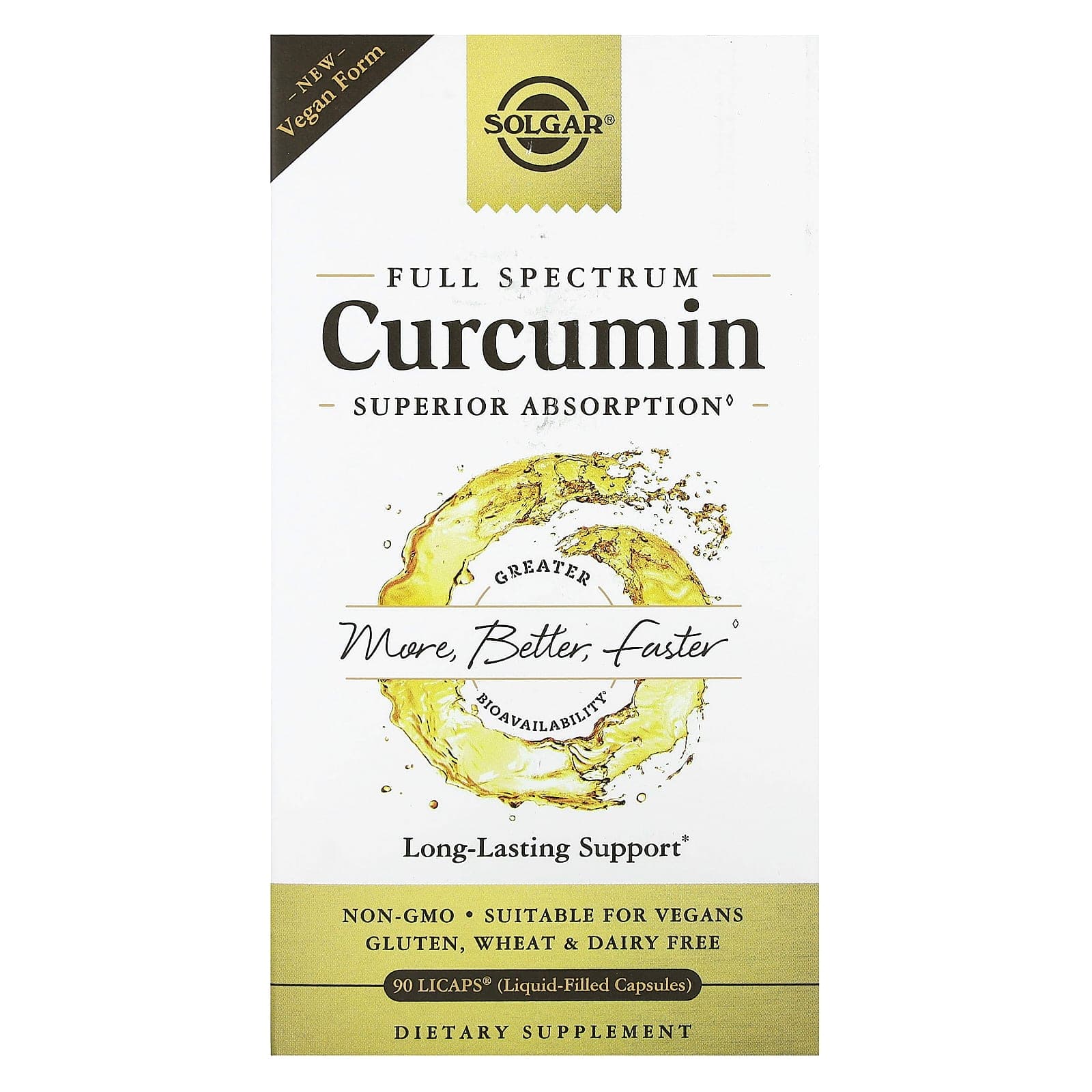 Solgar Full Spectrum Curcumin, 90 LiCaps de Solgar