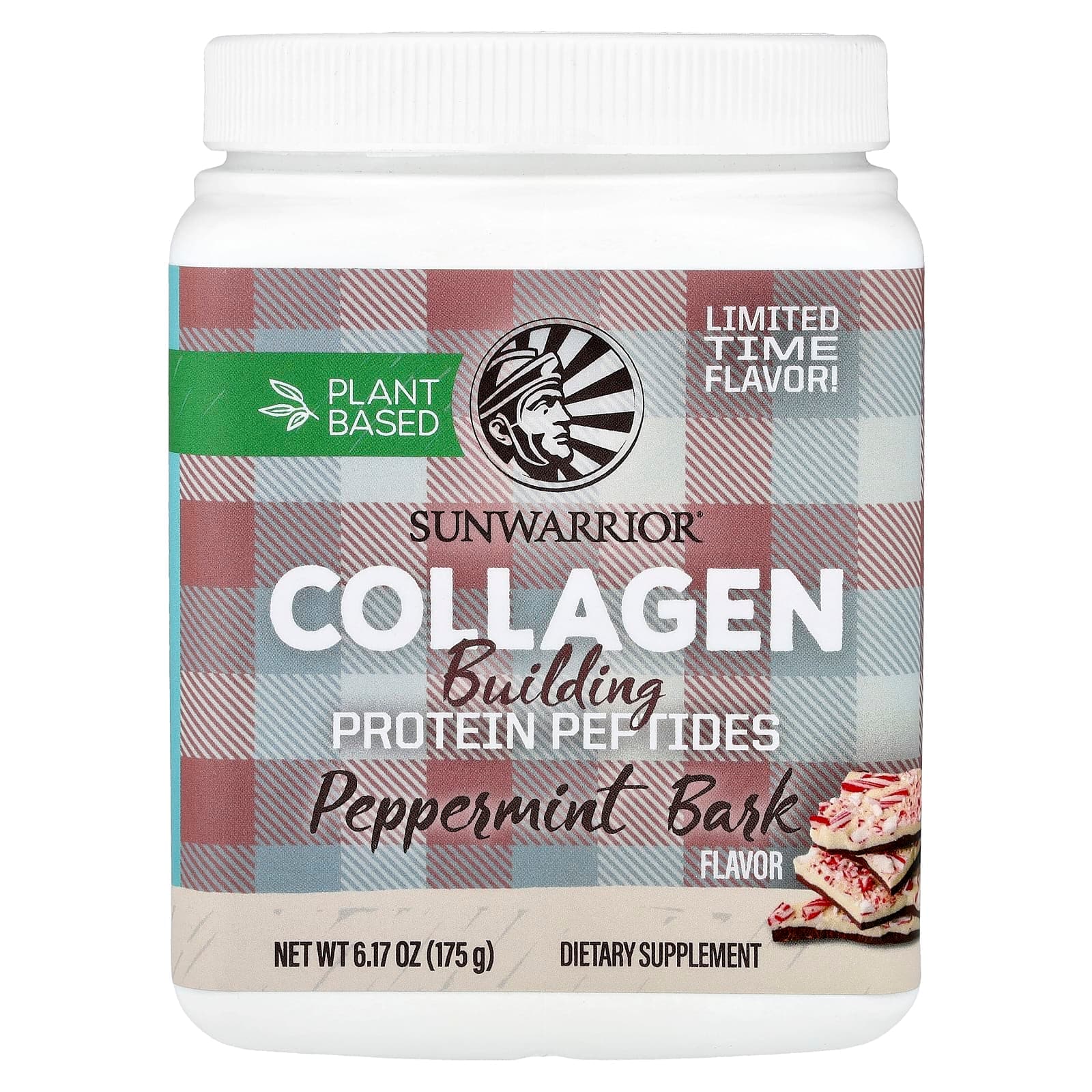 Sunwarrior Plant Based Collagen – Peppermint Bark – 175 g de Sunwarrior
