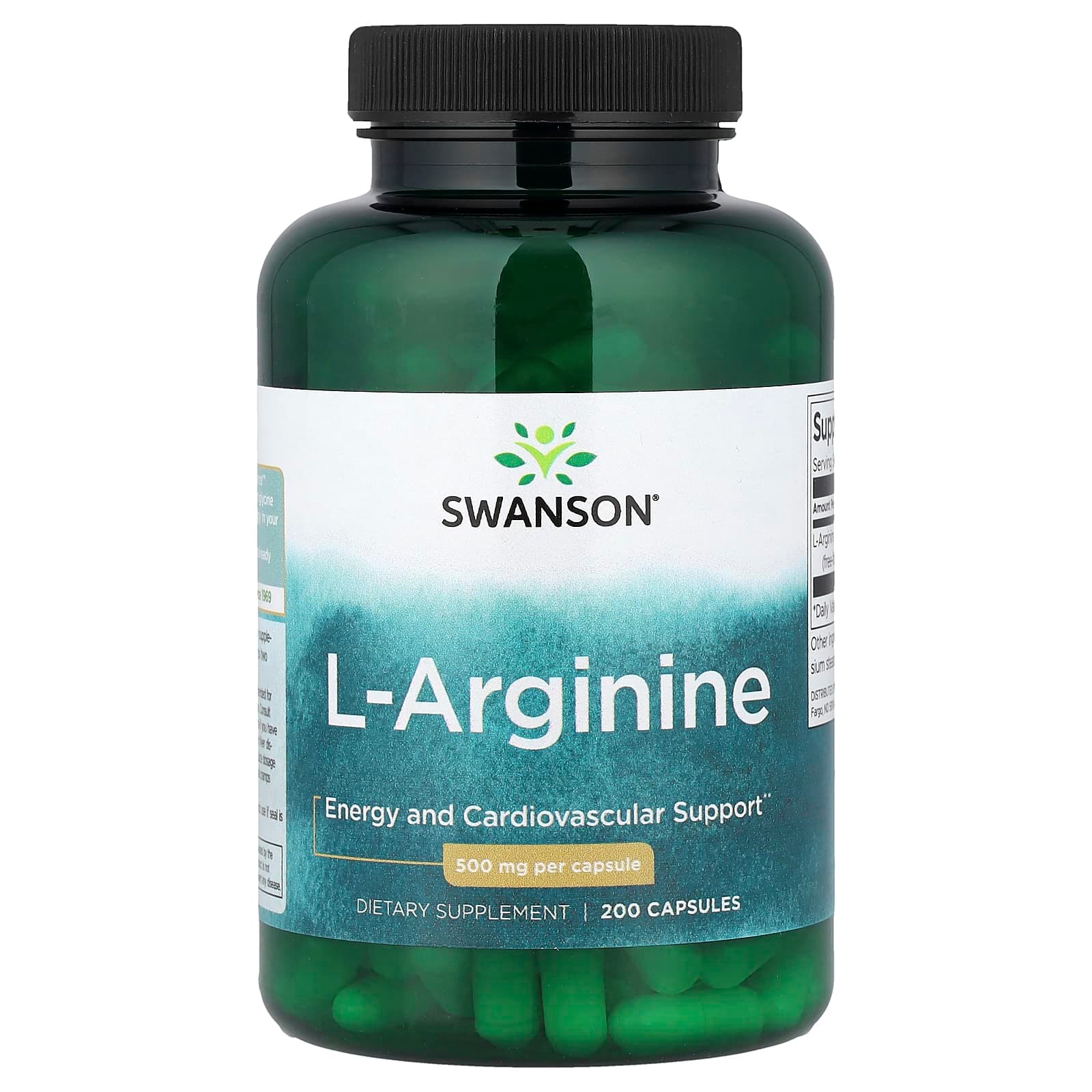 Swanson Vitamins L-Arginine – 200 gélules de Swanson Vitamins