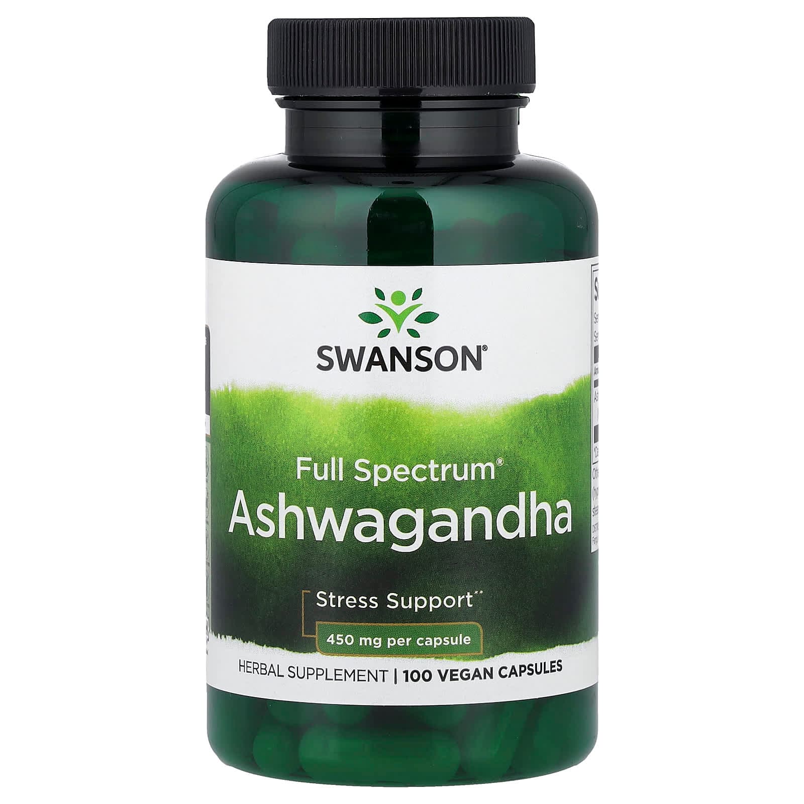 Swanson Vitamins Full Spectrum Ashwagandha – 100 gélules véganes de Swanson Vitamins