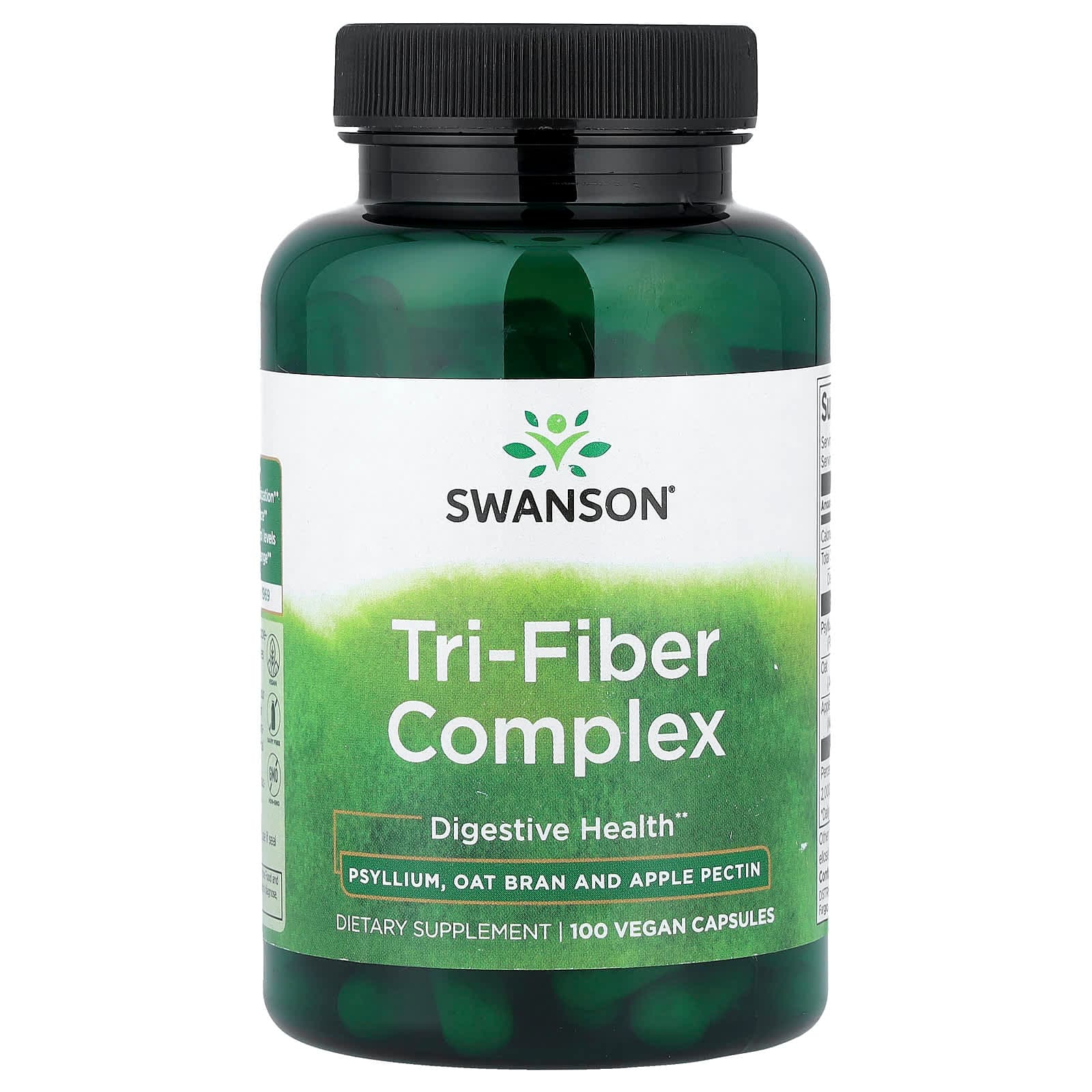 Swanson Vitamins Tri-Fiber Complex – 100 gélules véganes de Swanson Vitamins