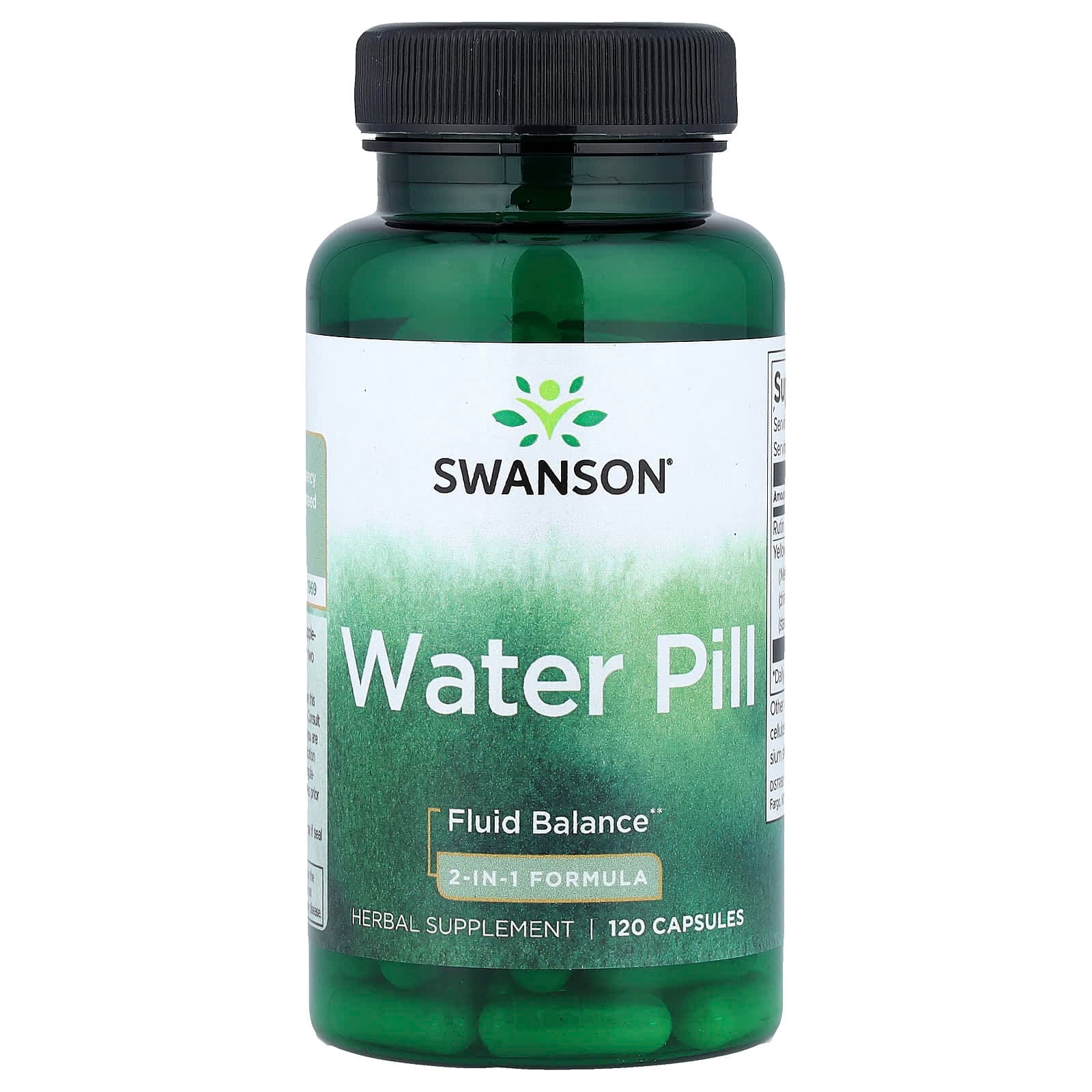 Swanson Vitamins Water Pill – 120 gélules de Swanson Vitamins