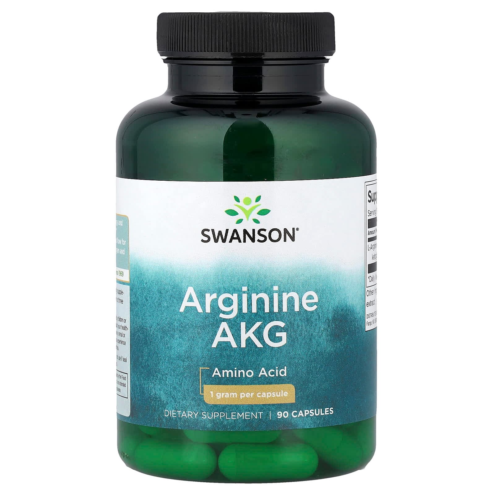 Swanson Vitamins Arginine AKG – 1 g de Swanson Vitamins