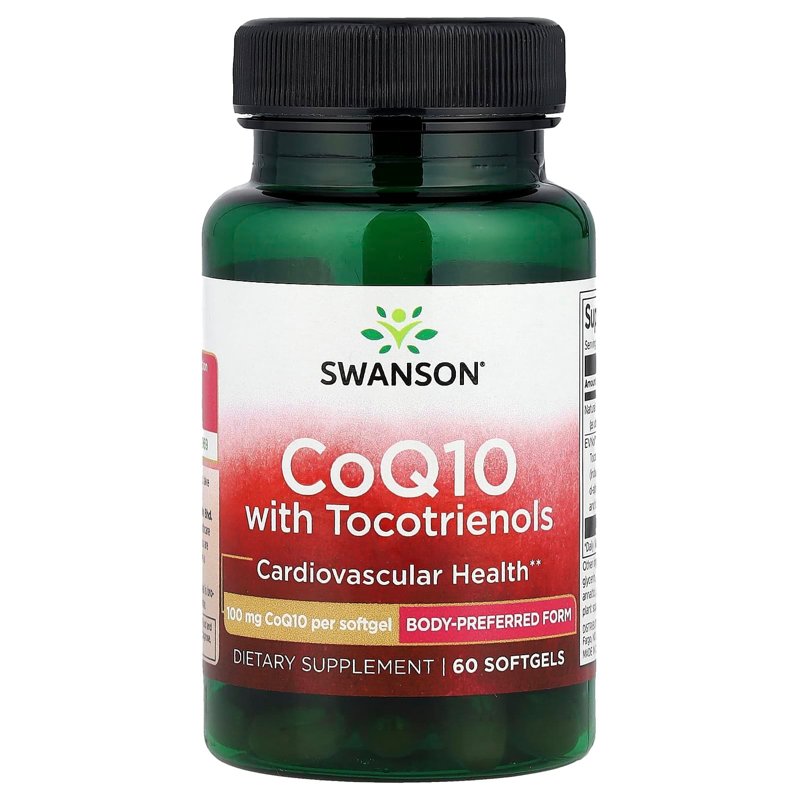 Swanson Vitamins CoQ10 with Tocotrienols – 60 capsules molles de Swanson Vitamins