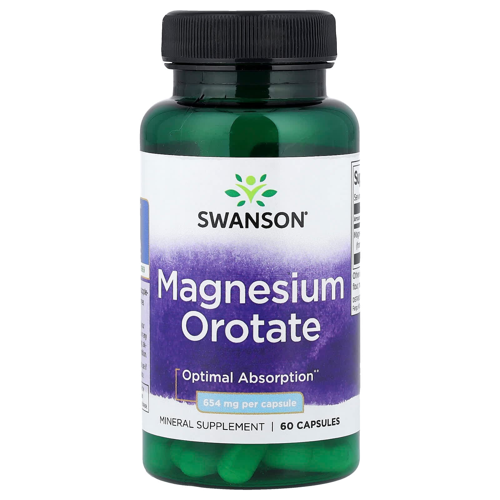 Swanson Vitamins Magnesium Orotate – 60 gélules de Swanson Vitamins