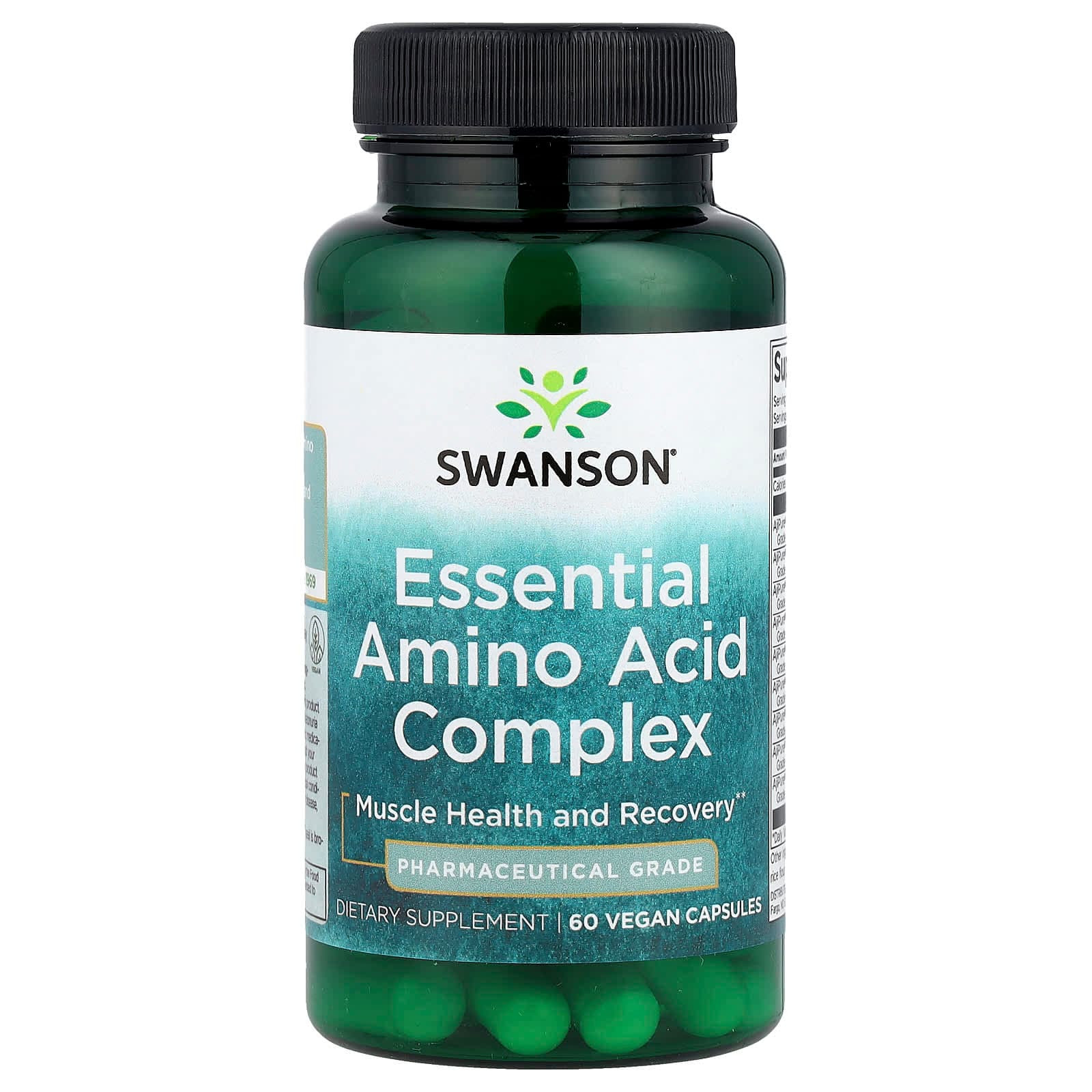 Swanson Vitamins Essential Amino Acid Complex – 60 gélules véganes de Swanson Vitamins