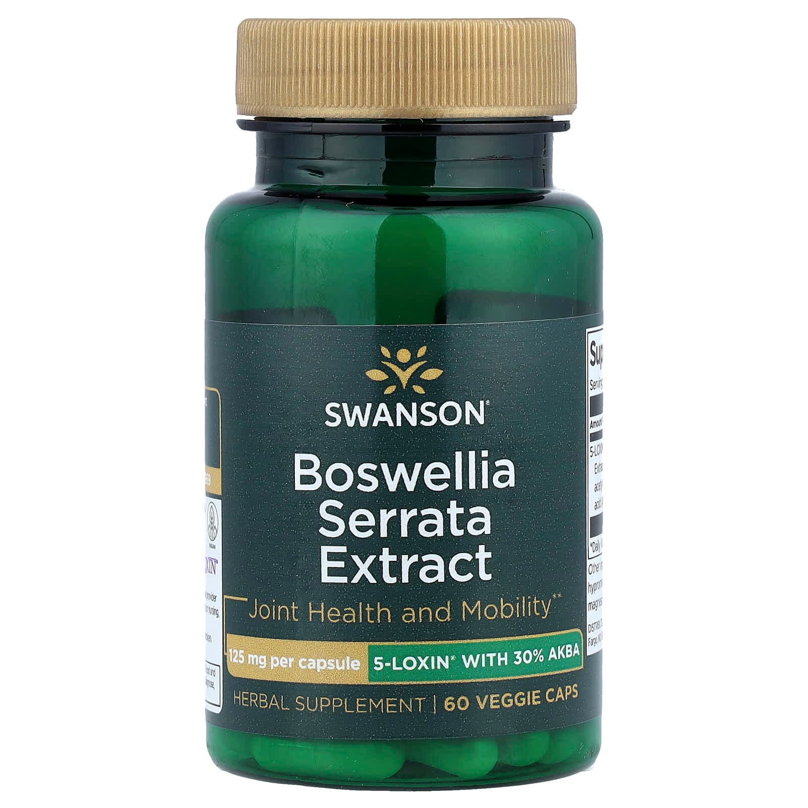 Swanson Vitamins Boswellia Serrata Extract – 60 gélules végétales de Swanson Vitamins