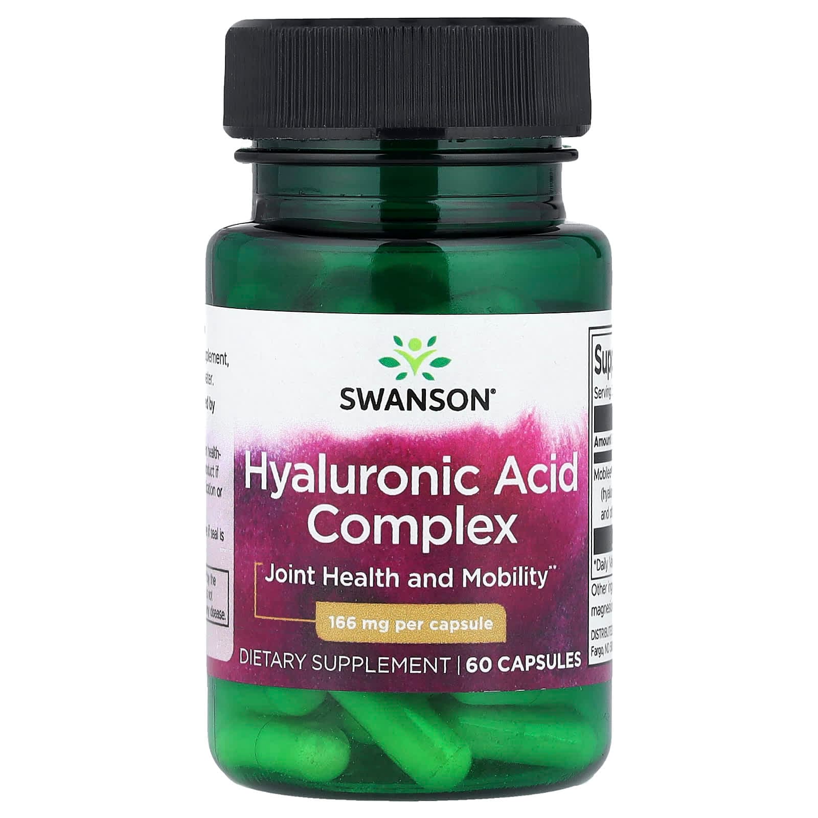 Swanson Vitamins Hyaluronic Acid Complex – 60 gélules de Swanson Vitamins