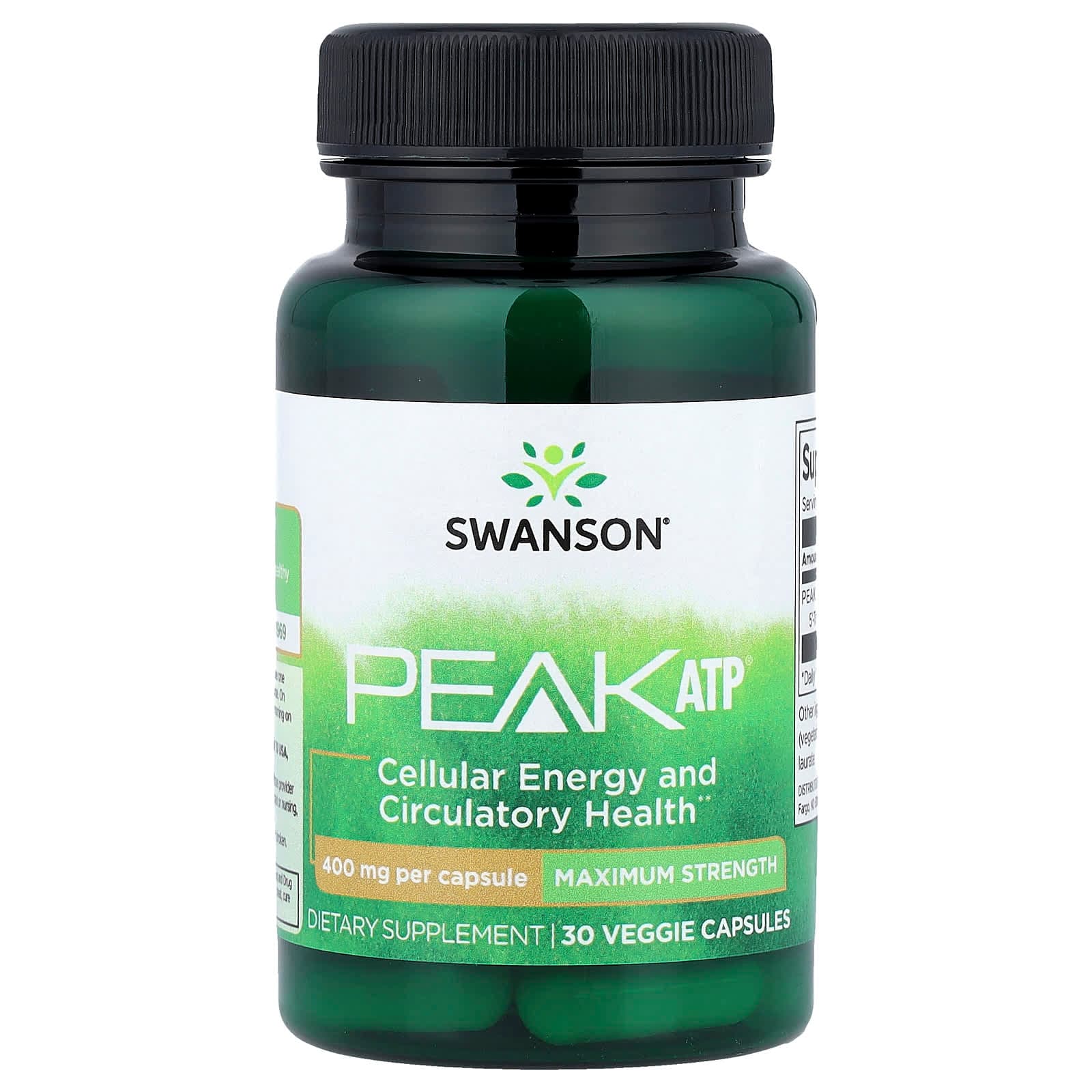 Swanson Vitamins Peak ATP – 30 gélules végétales de Swanson Vitamins