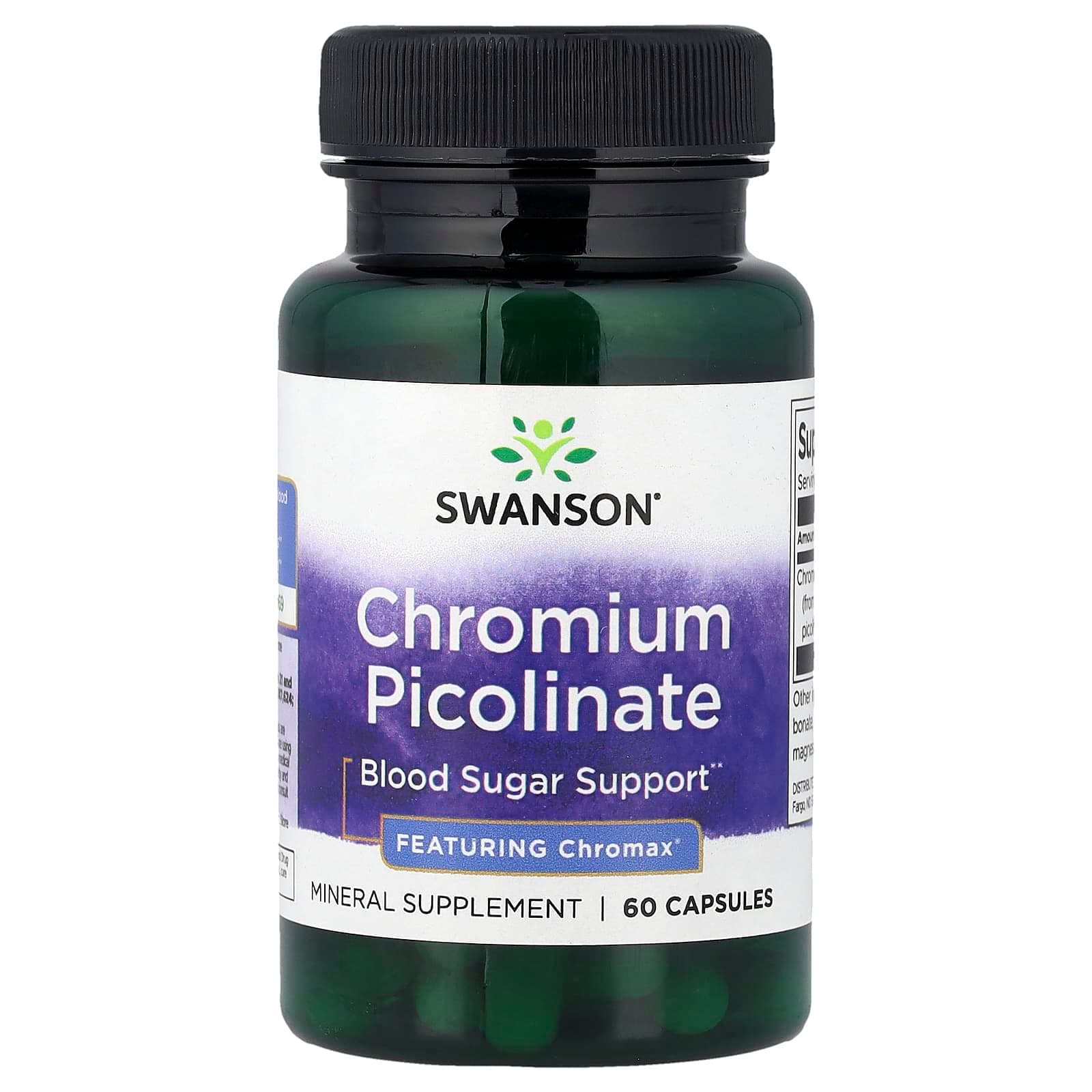 Swanson Vitamins Chromium Picolinate – 60 gélules de Swanson Vitamins