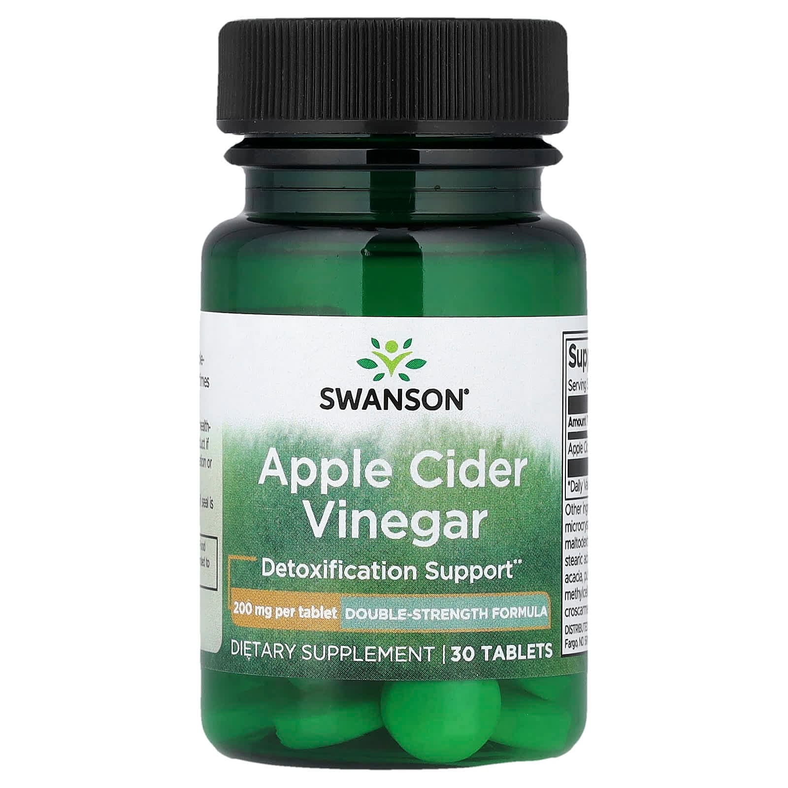 Swanson Vitamins Apple Cider Vinegar – Apple Cider Vinegar – 30 comprimés de Swanson Vitamins
